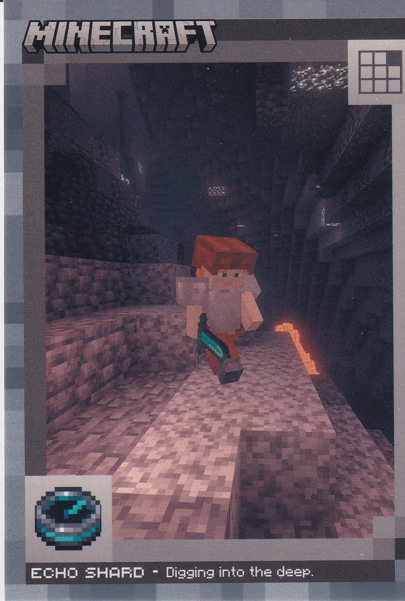 Echo Shard 2024 Minecraft #147 Stone trading card - Front