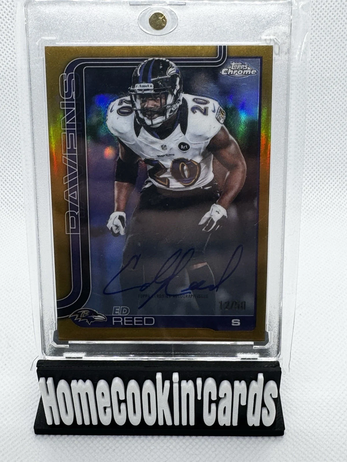 Ed Reed 2025 Topps Chrome Football card