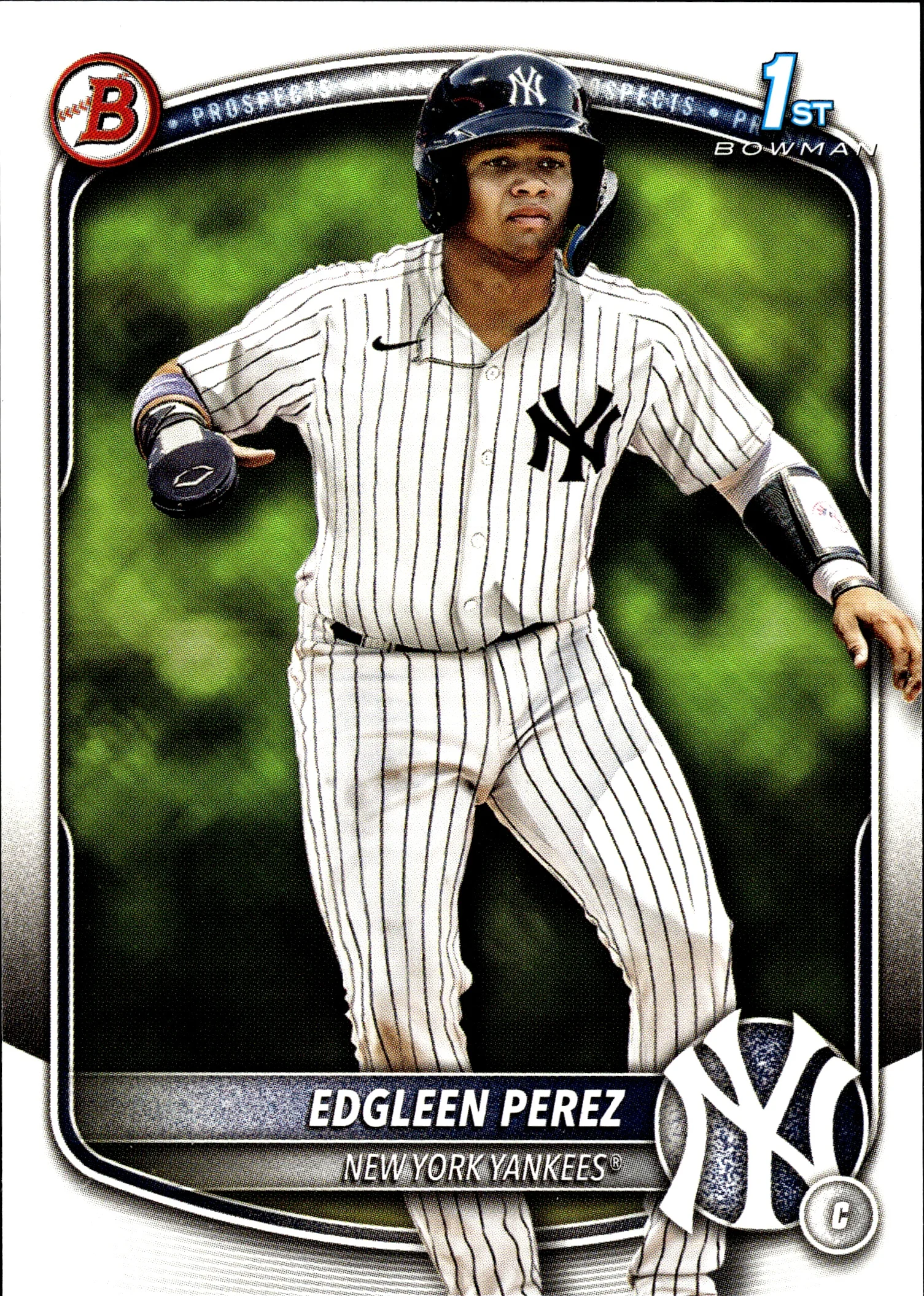 Edgleen Perez 2025 Bowman #BP-80 Prospects baseball card - Front