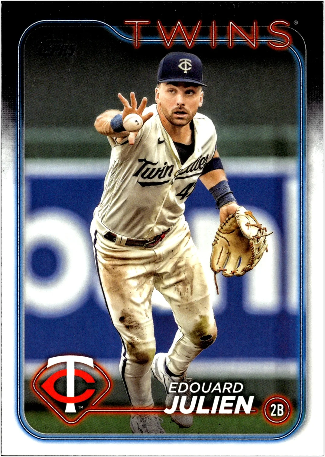Edouard Julien 2024 Topps #596 baseball card - Front