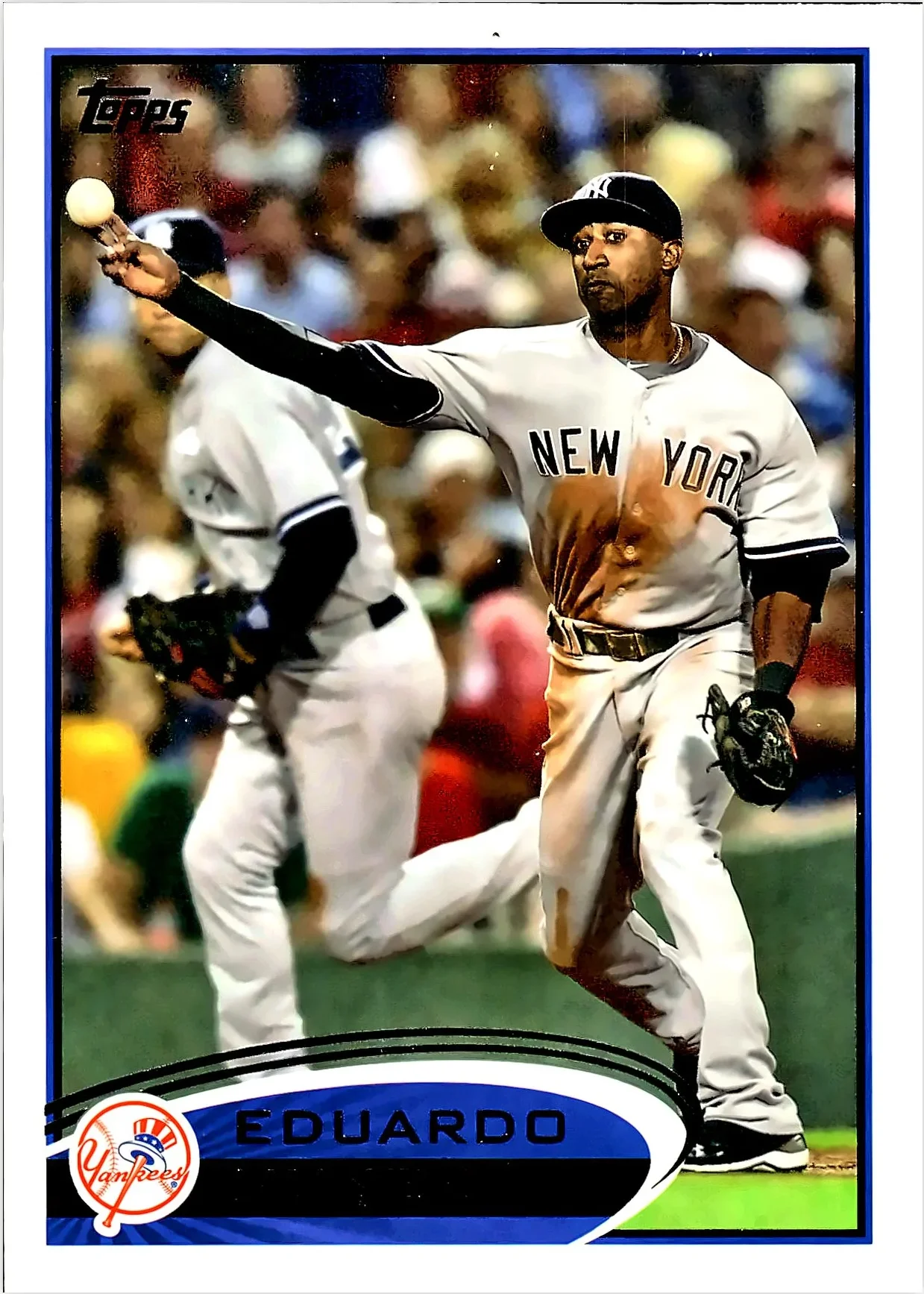 Eduardo Nunez 2012 Topps #126 Blue baseball card - Front