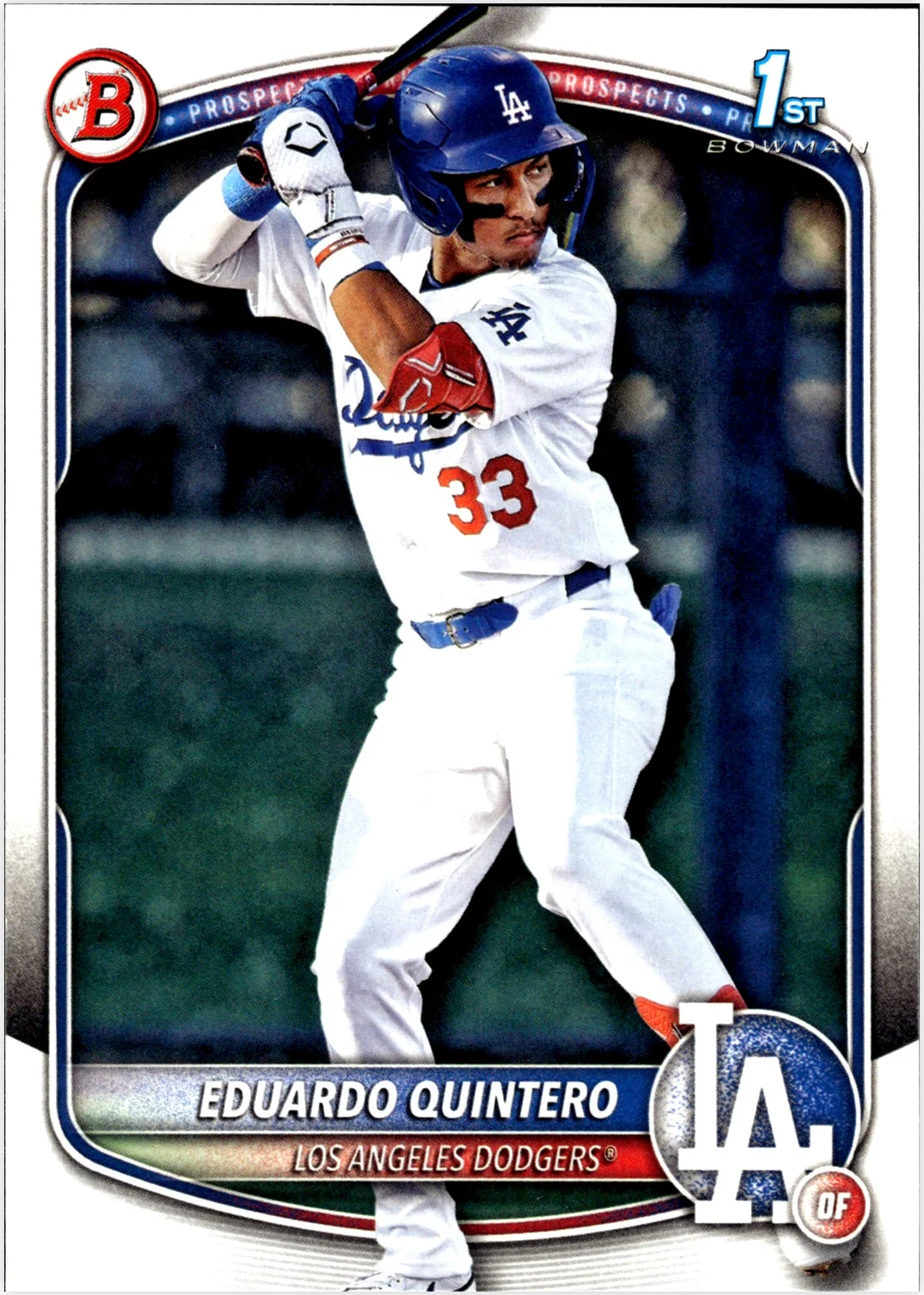 Eduardo Quintero 2025 Bowman #BP-115 Prospects baseball card - Front