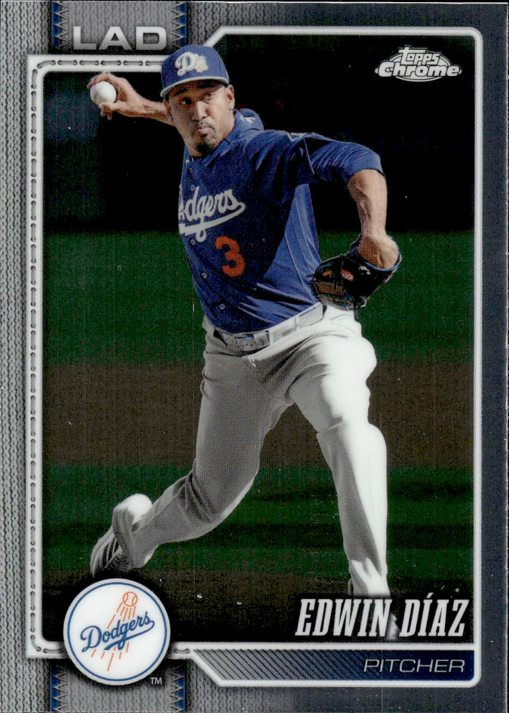Edwin Diaz #71 2026 Topps Chrome Baseball baseball card - Front