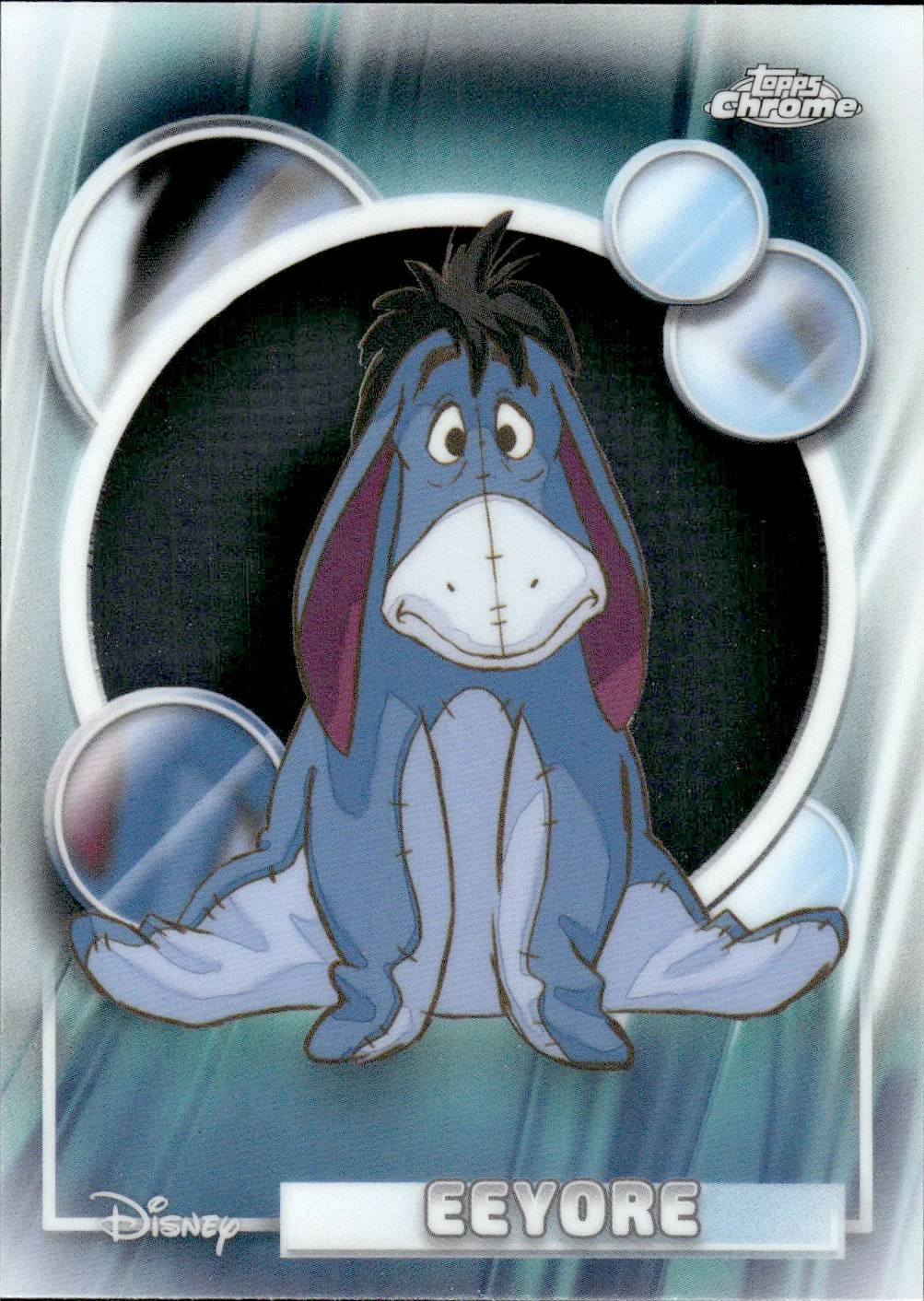 Eeyore #102 2026 Topps Chrome Disney trading card - Front