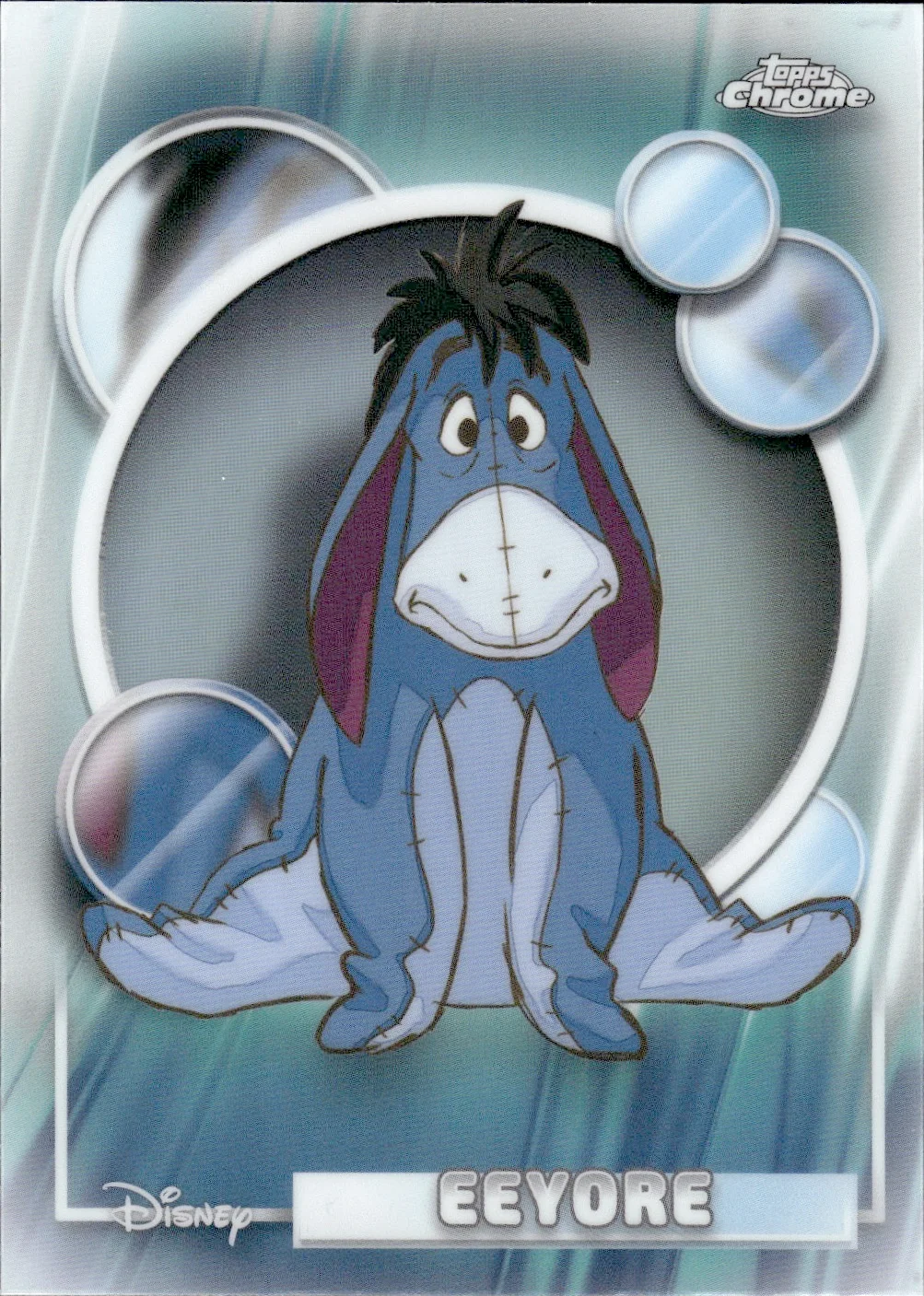 Eeyore #102 Refractor 2026 Topps Chrome Disney trading card - Front