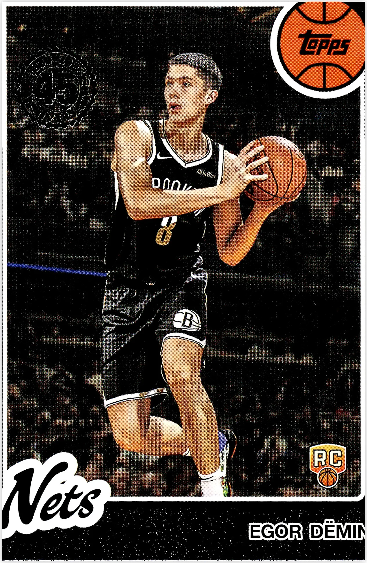 Egor Dëmin 2025-26 Topps #80BK-55 1980-81 Topps Basketball basketball card - Front