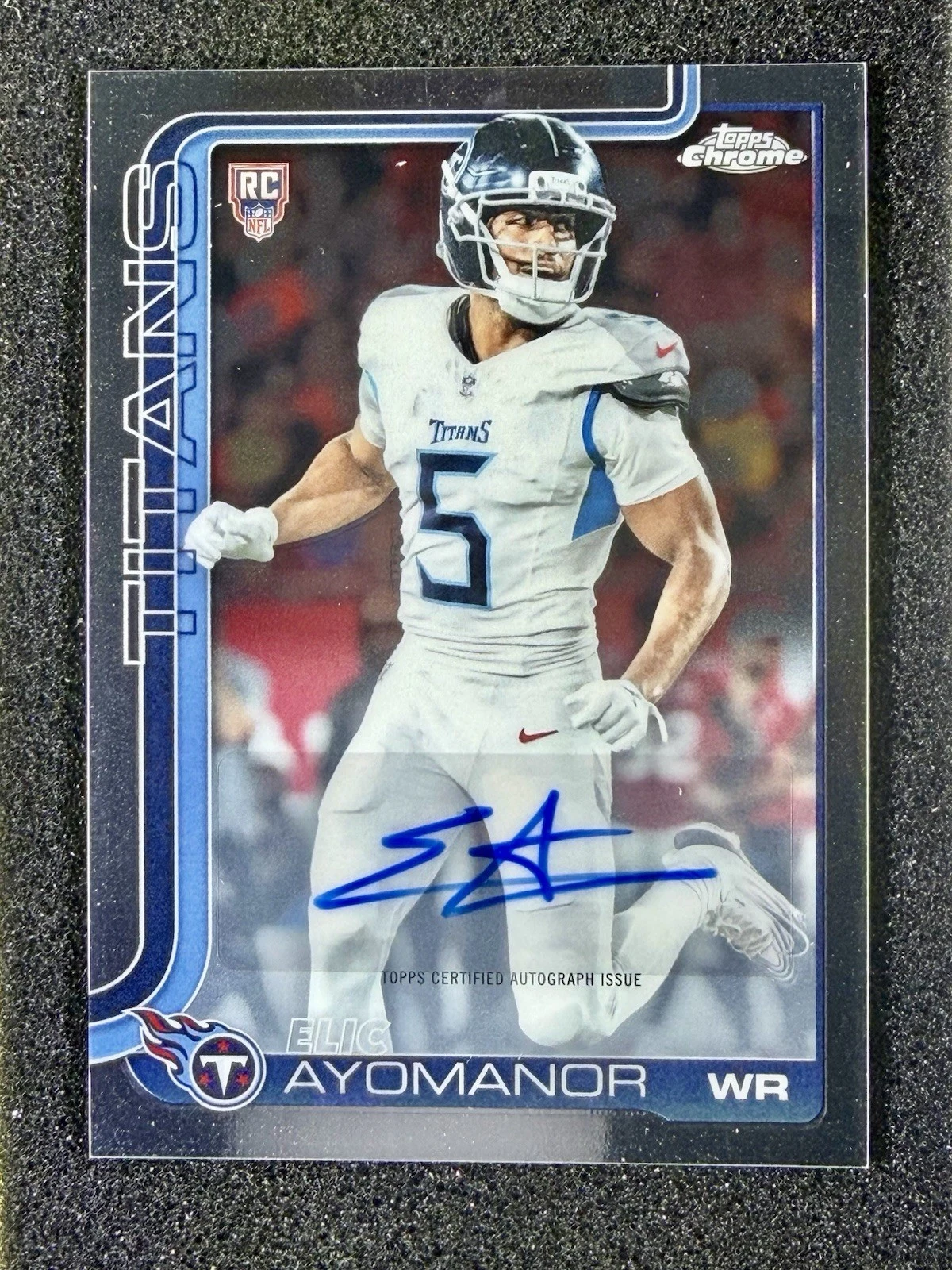 Elic Ayomanor 2025 Topps Chrome Football card