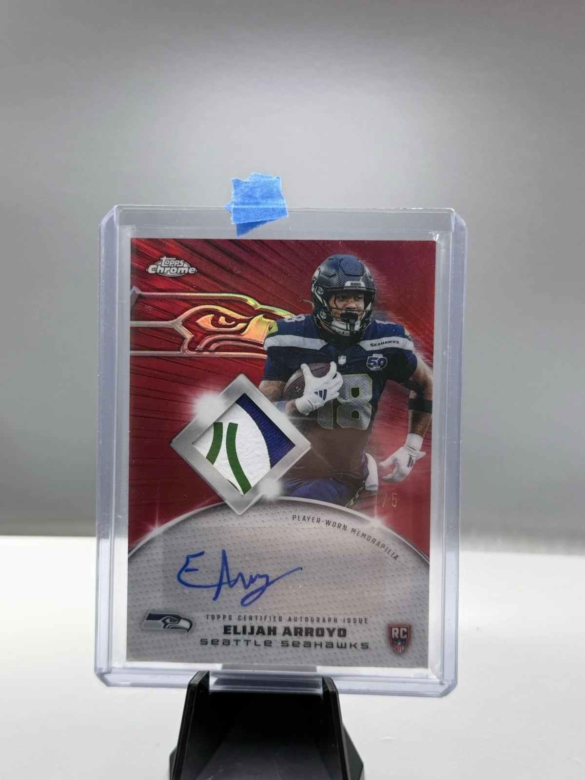Elijah Arroyo 2025 Topps Chrome Football card