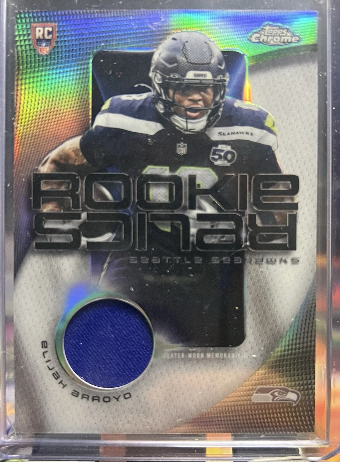 Elijah Arroyo 2025 Topps Chrome Football card