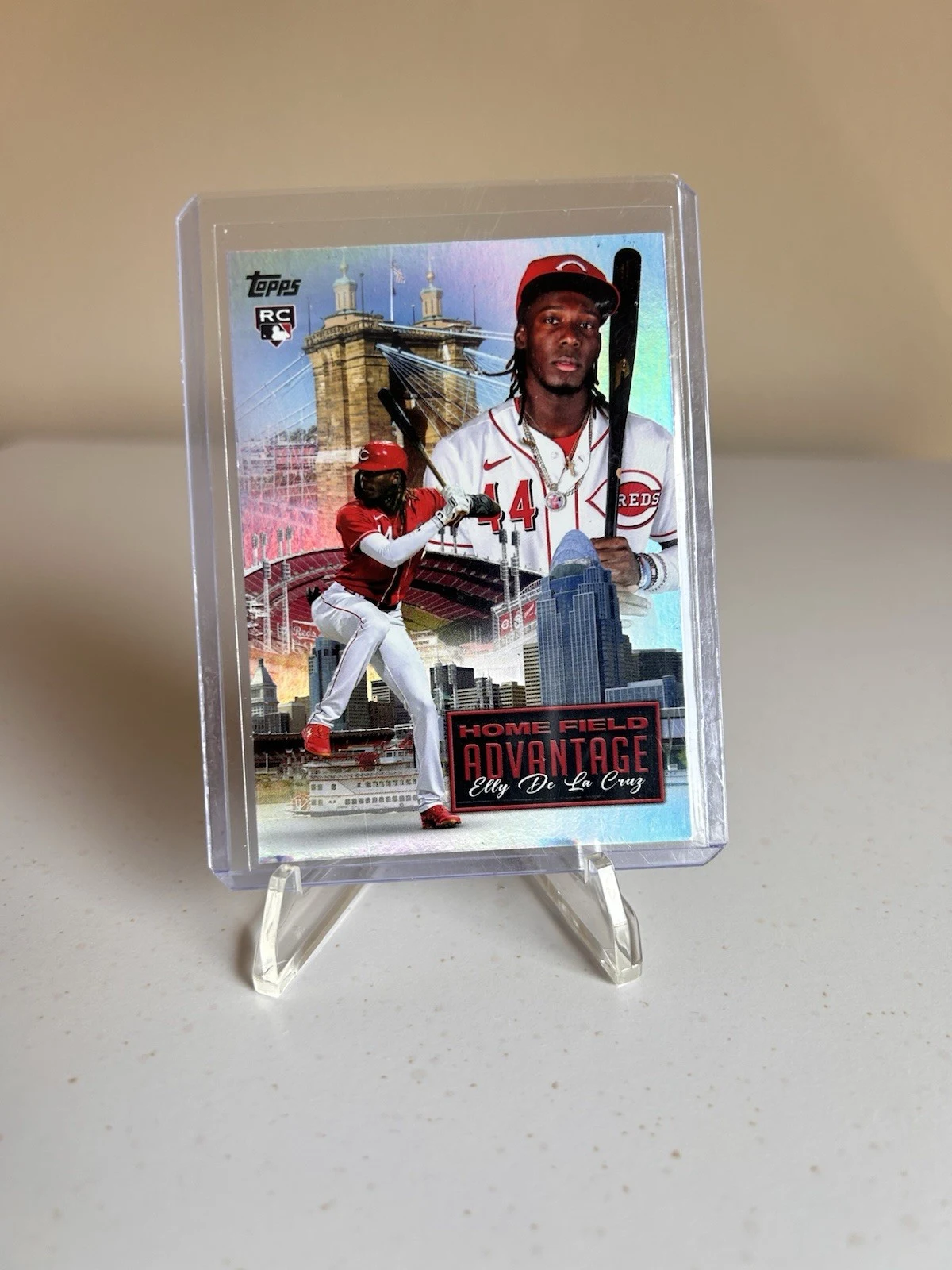 Elly De La Cruz #HFAC-1 2024 Topps Chrome Update Baseball Home Field Advantage front