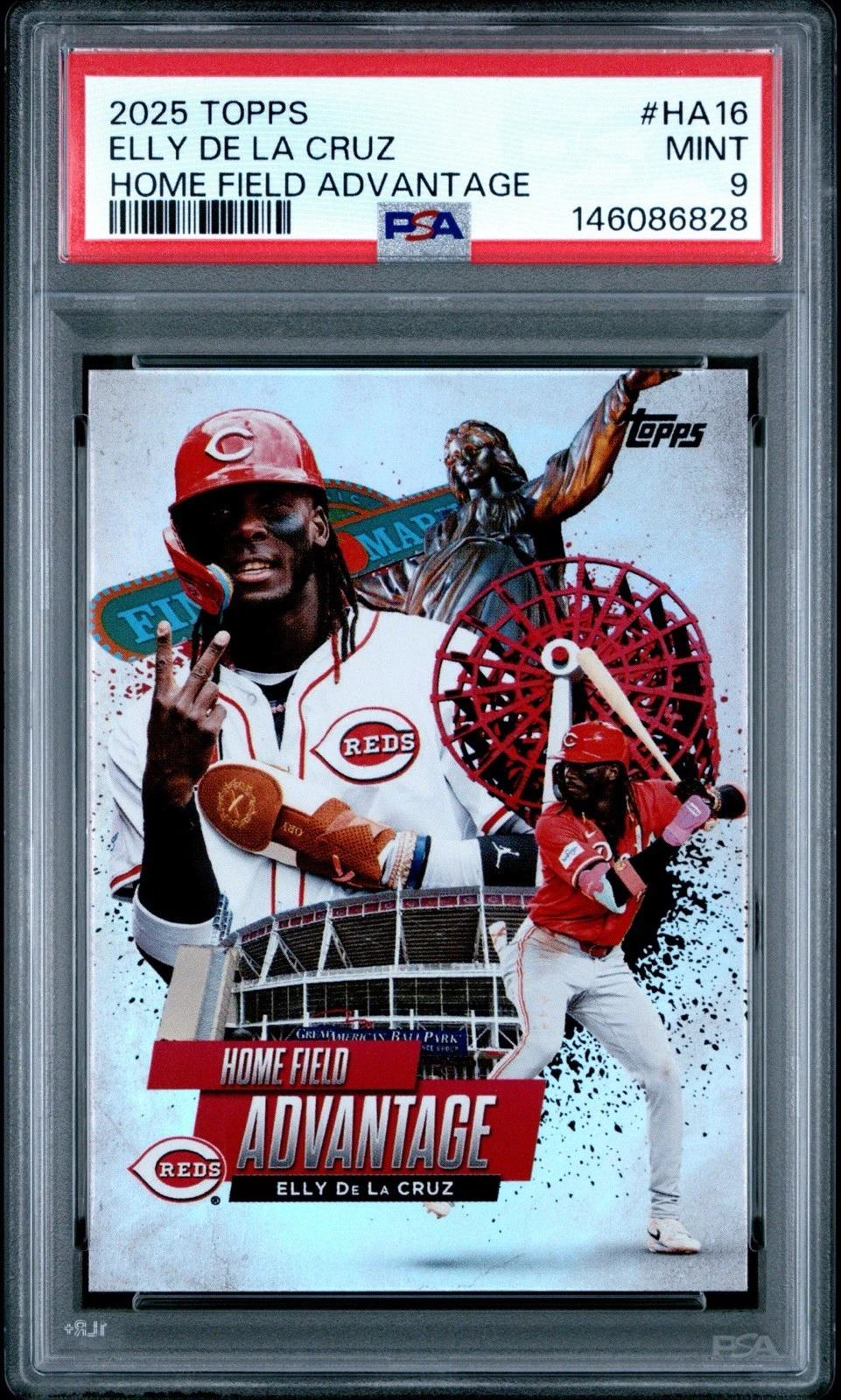 Elly De La Cruz #HA-16 2025 Topps Baseball Home Field Advantage front
