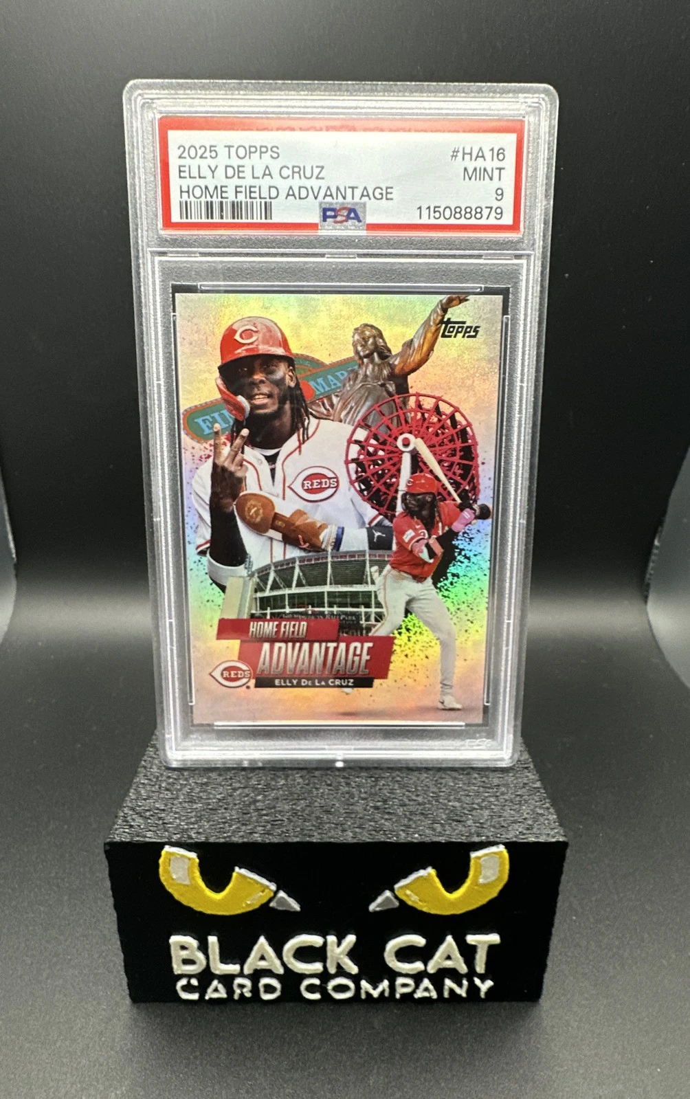 Elly De La Cruz #HA-16 2025 Topps Series 1 Baseball - Celebration Series Home Field Advantage front