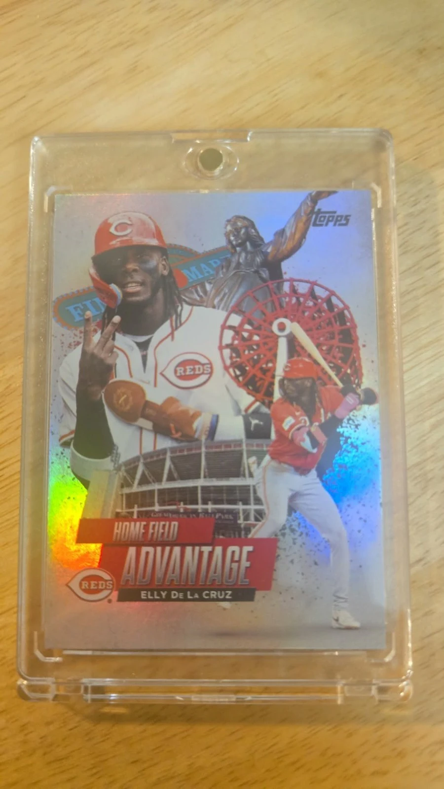 Elly De La Cruz #HA-16 2025 Topps Series 1 Baseball - Celebration Series Home Field Advantage front