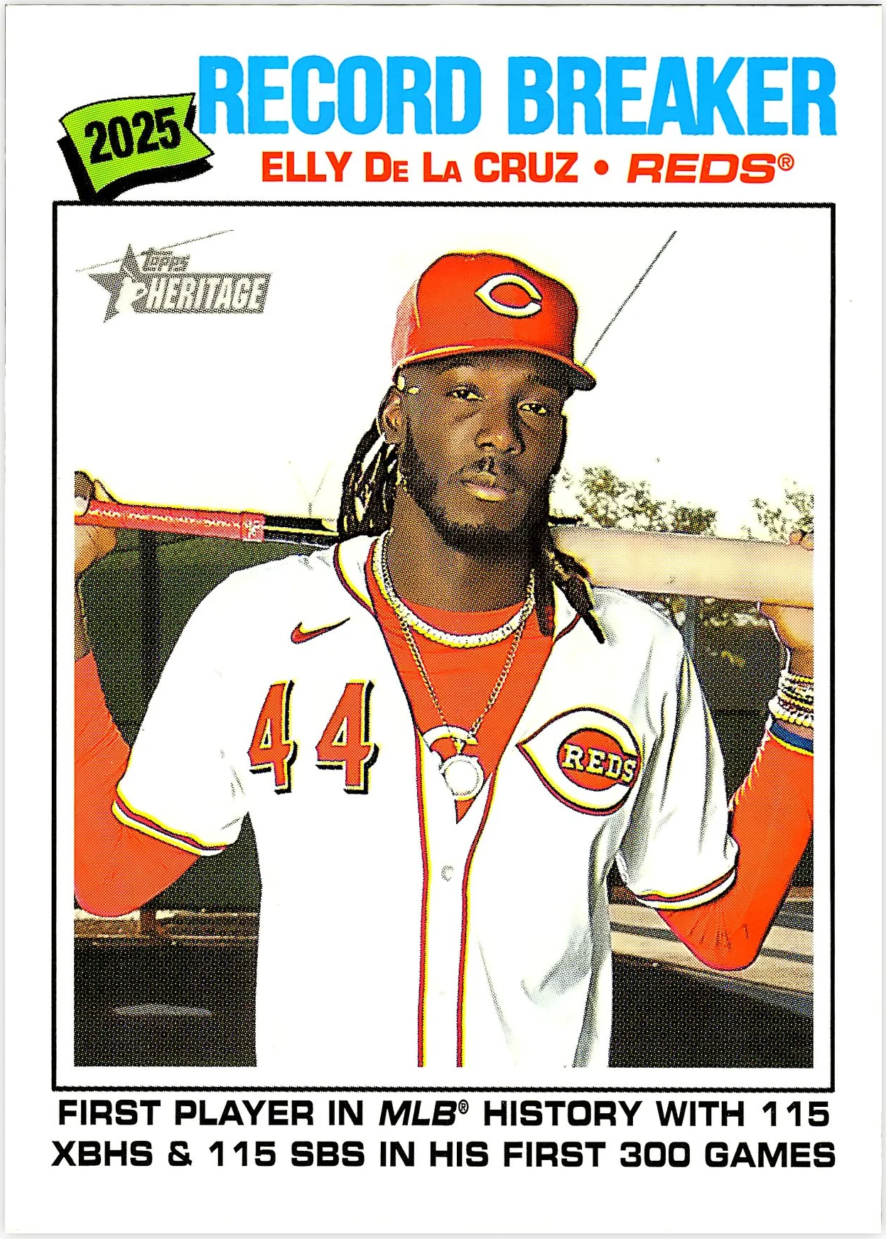 Elly De La Cruz 2026 Topps Heritage #233 baseball card - Front