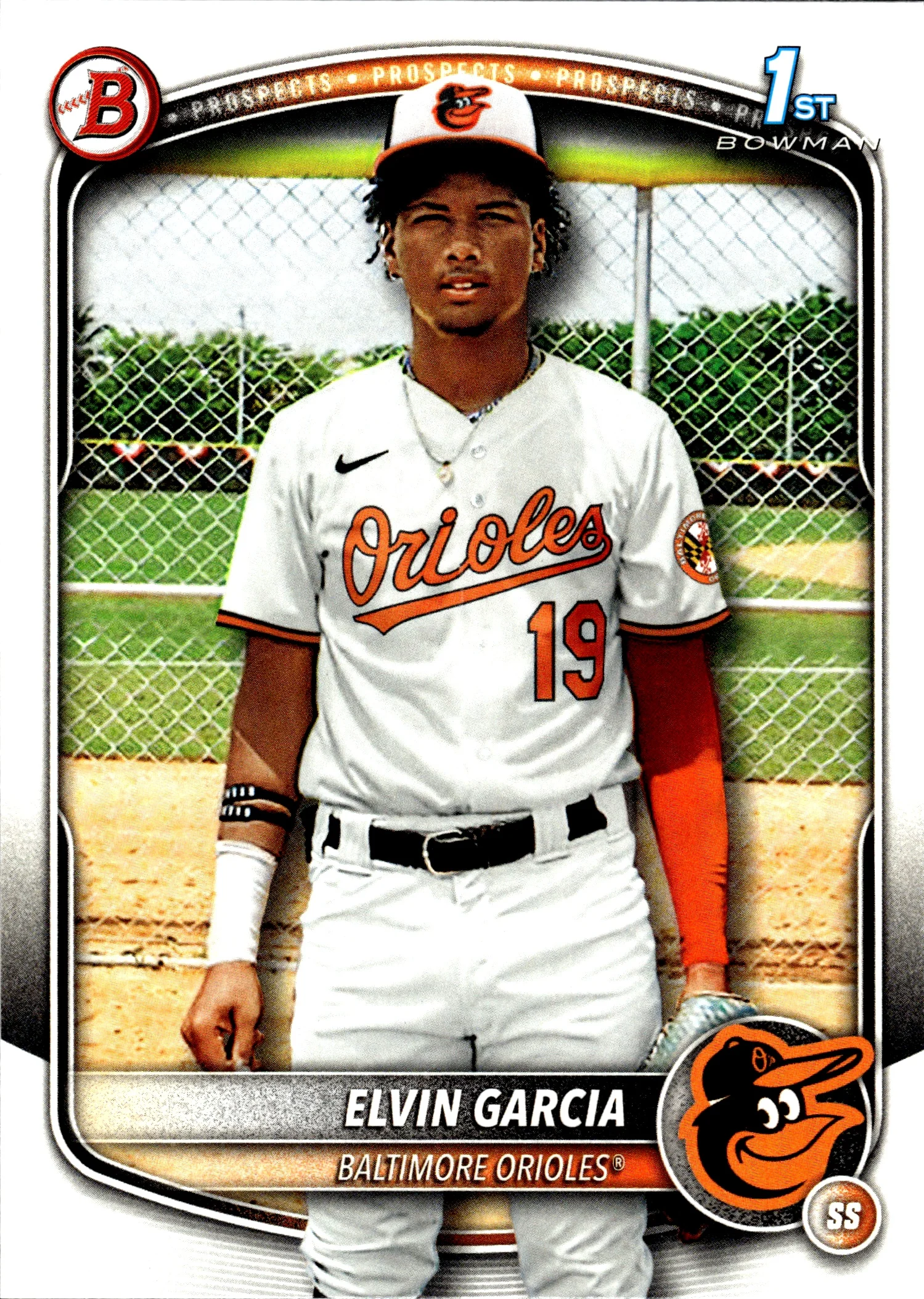 Elvin Garcia 2025 Bowman #BP-124 Prospects baseball card - Front