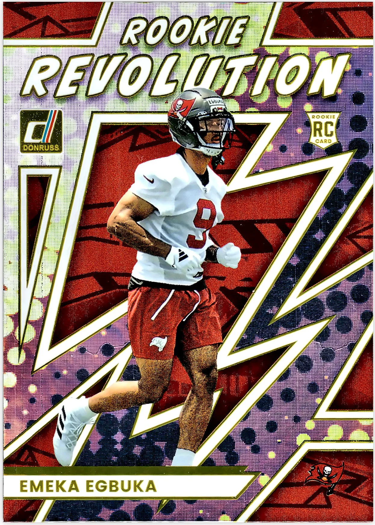 Emeka Egbuka 2025 Donruss #10 Rookie Revolution football rookie card - Front