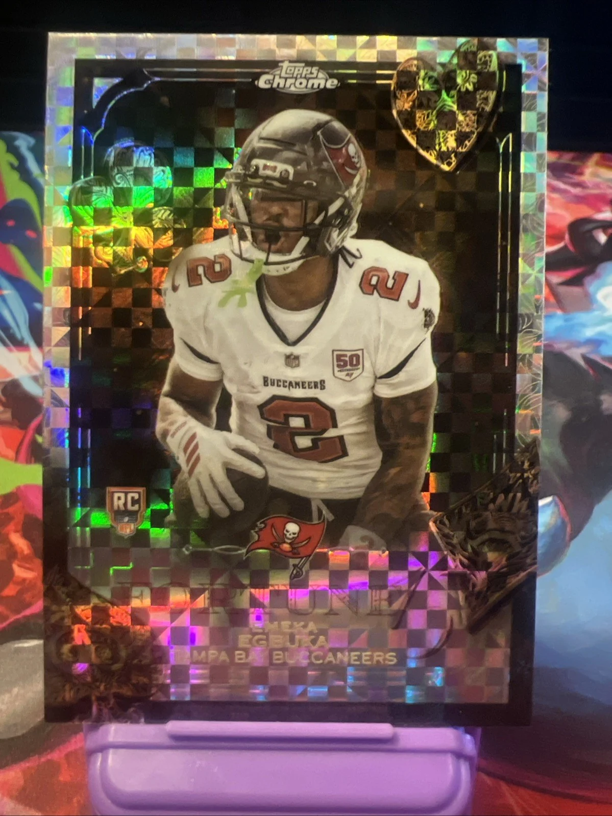 Emeka Egbuka 2025 Topps Chrome Football card