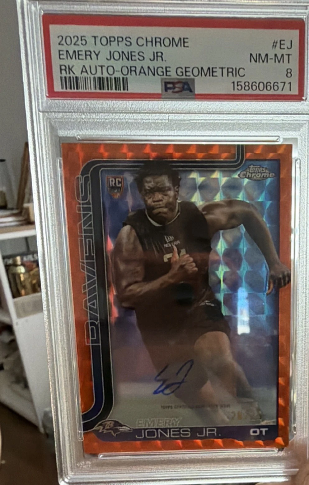 Emery Jones Jr. 2025 Topps Chrome Football card