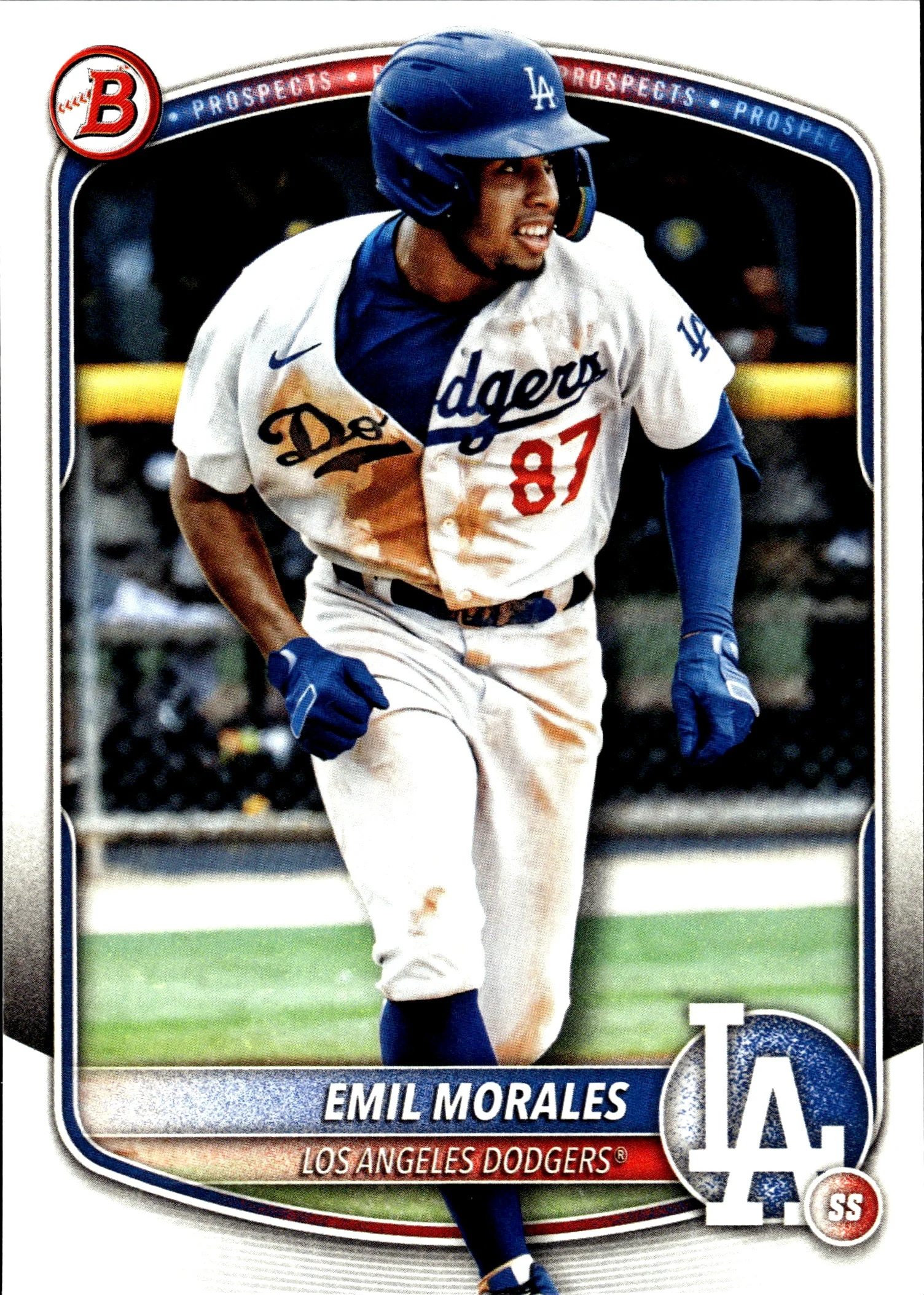 Emil Morales 2025 Bowman #BP-127 Prospects baseball card - Front