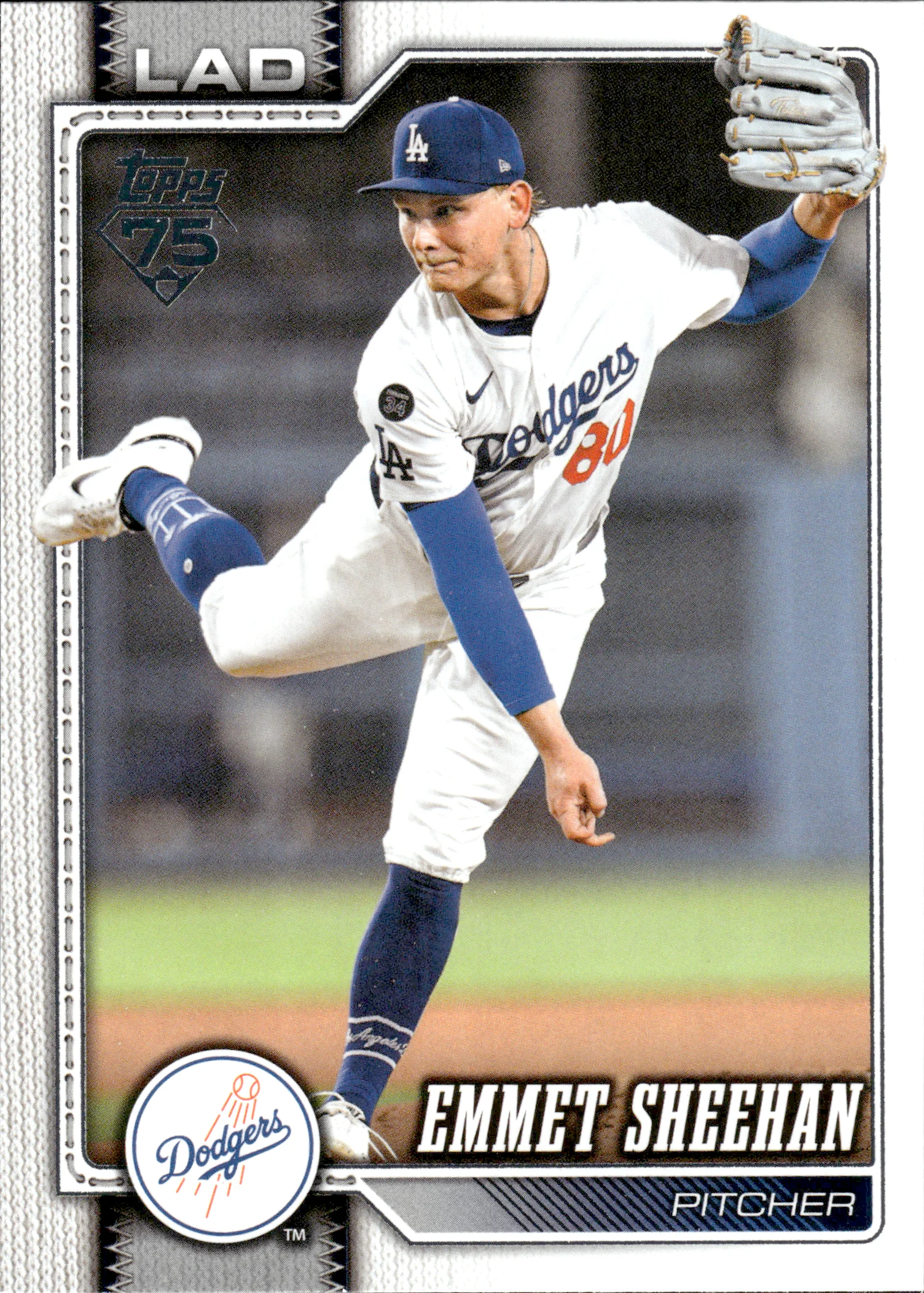 Emmet Sheehan #524 2026 Topps Series 2 Baseball baseball card - Front