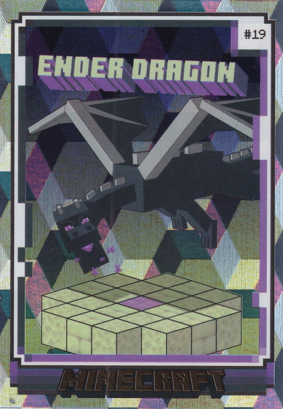 Ender Dragon 2024 Panini Minecraft #19 Cubic Parallel trading card - Front