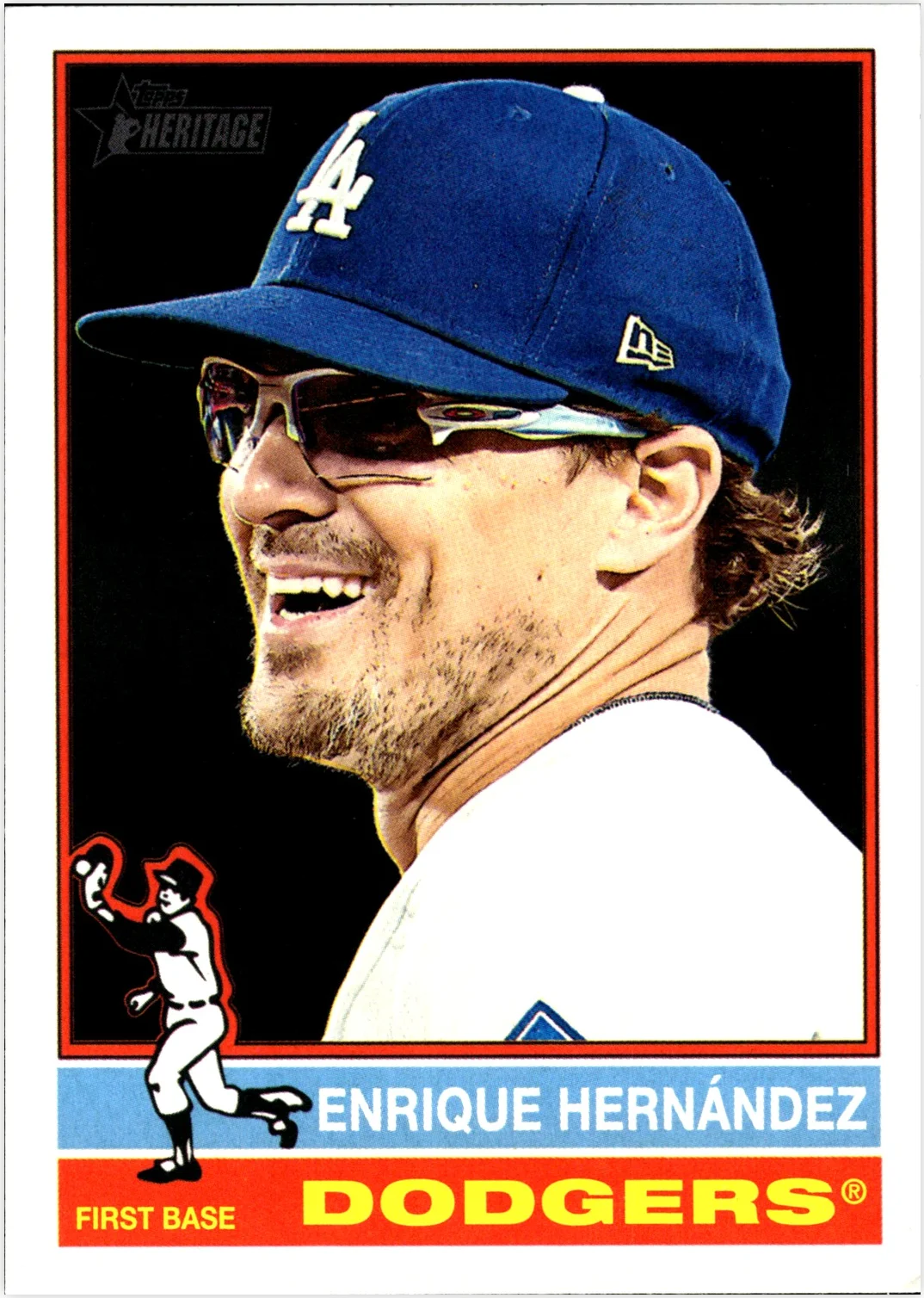 Enrique Hernandez 2025 Heritage High Number #604 baseball card - Front