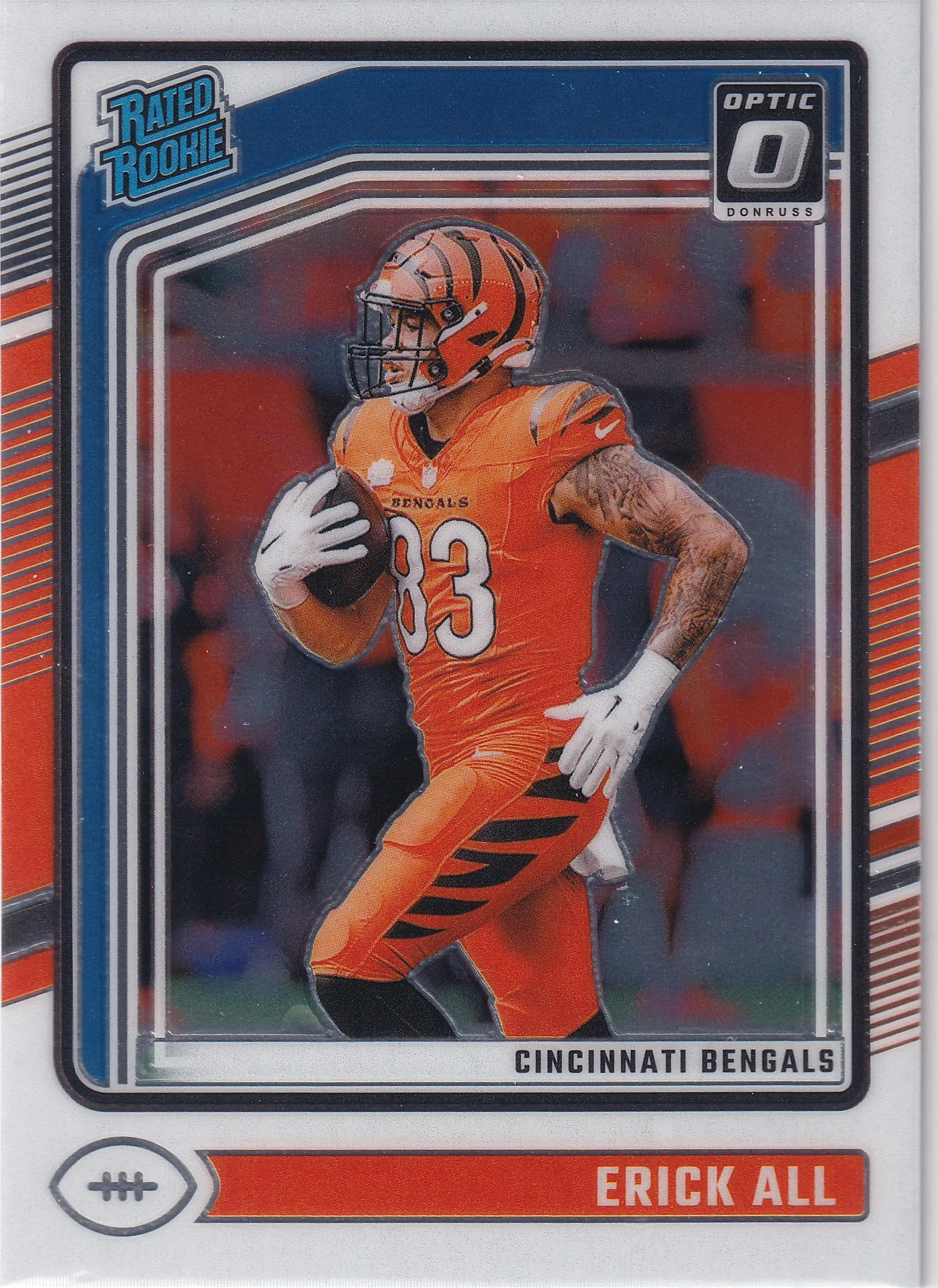 Erick All 2024 Donruss Optic #233 football rookie card - Front