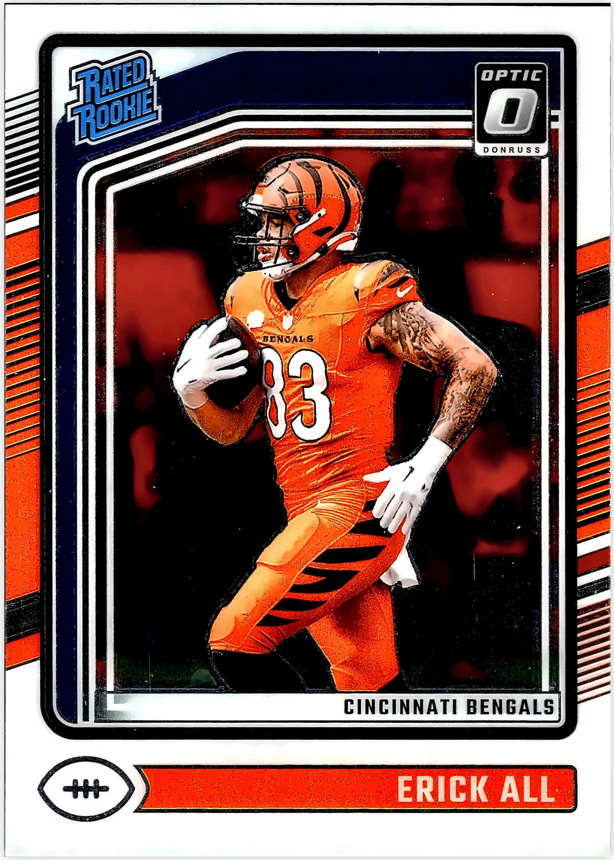 Erick All Jr. 2024 Donruss Optic #233 football rookie card - Front