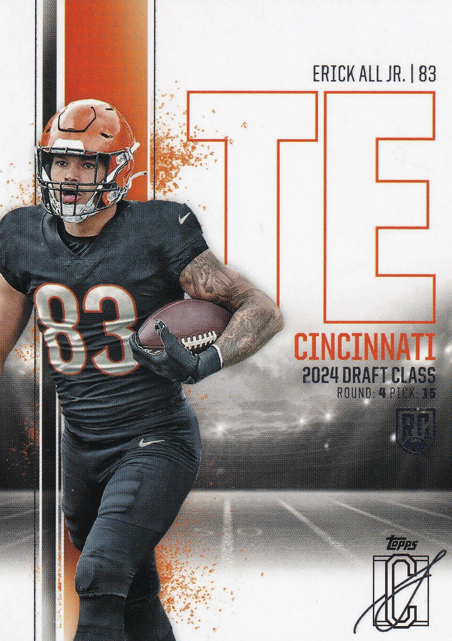 Erick All Jr. 2024 Topps Signature Series #91 Rookie football rookie card - Front