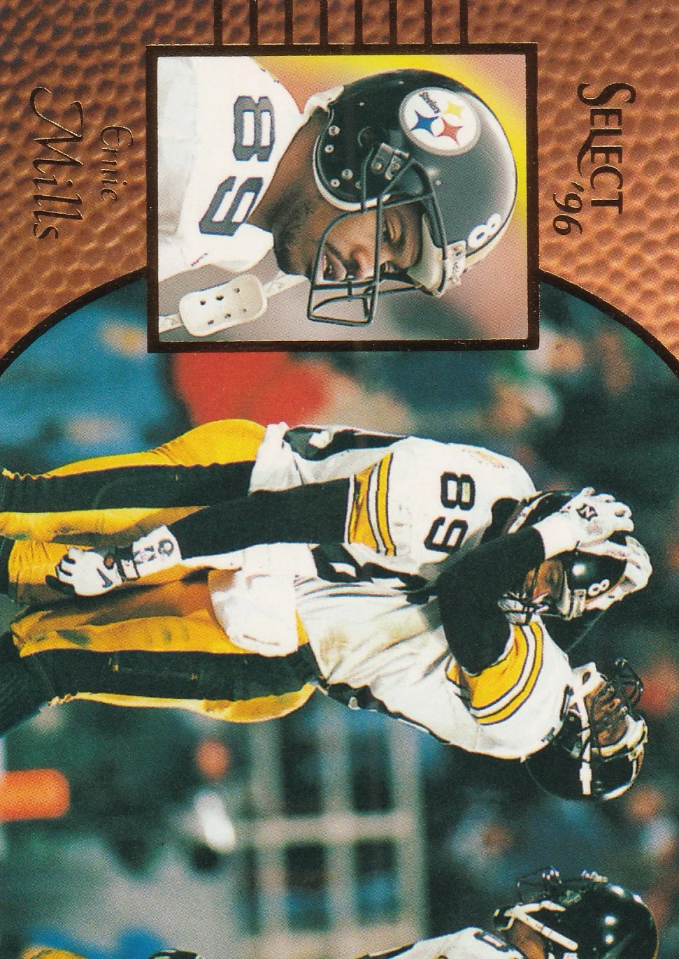 Ernie Mills 1996 Select #140 football card - Front