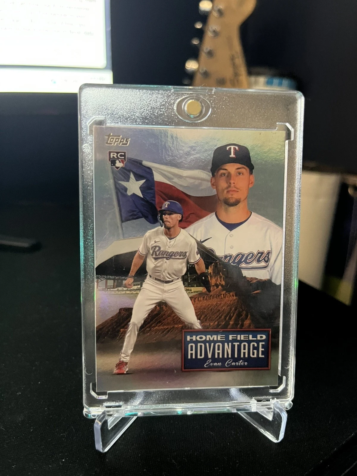 Evan Carter #HFAC-13 2024 Topps Chrome Update Baseball Home Field Advantage front