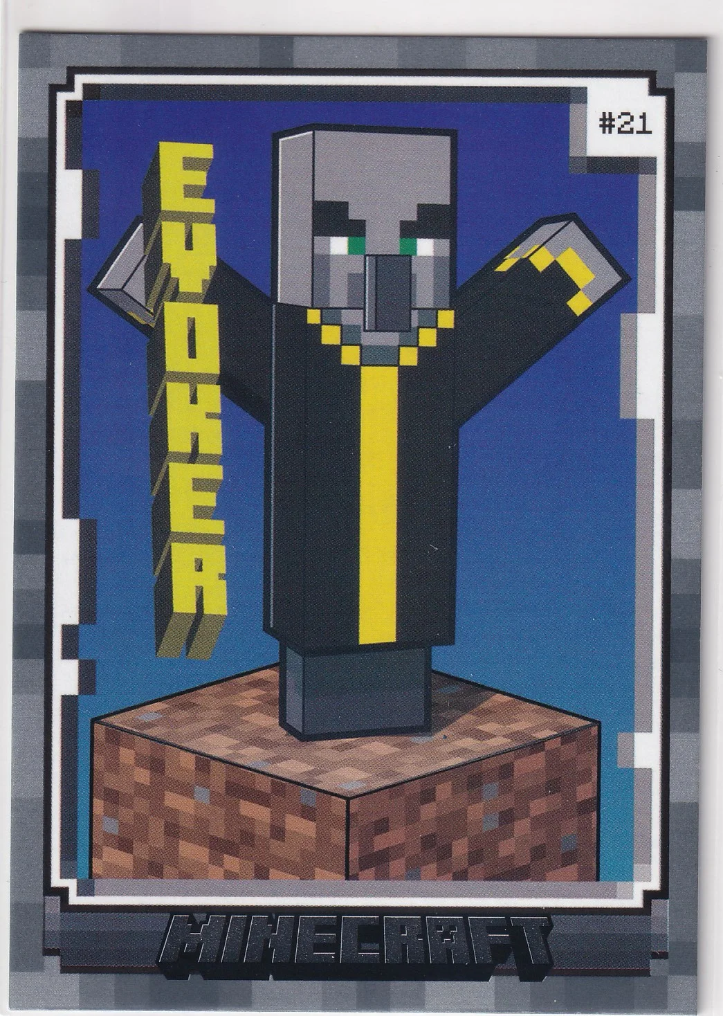 Evoker 2024 Minecraft #21 Character trading card - Front