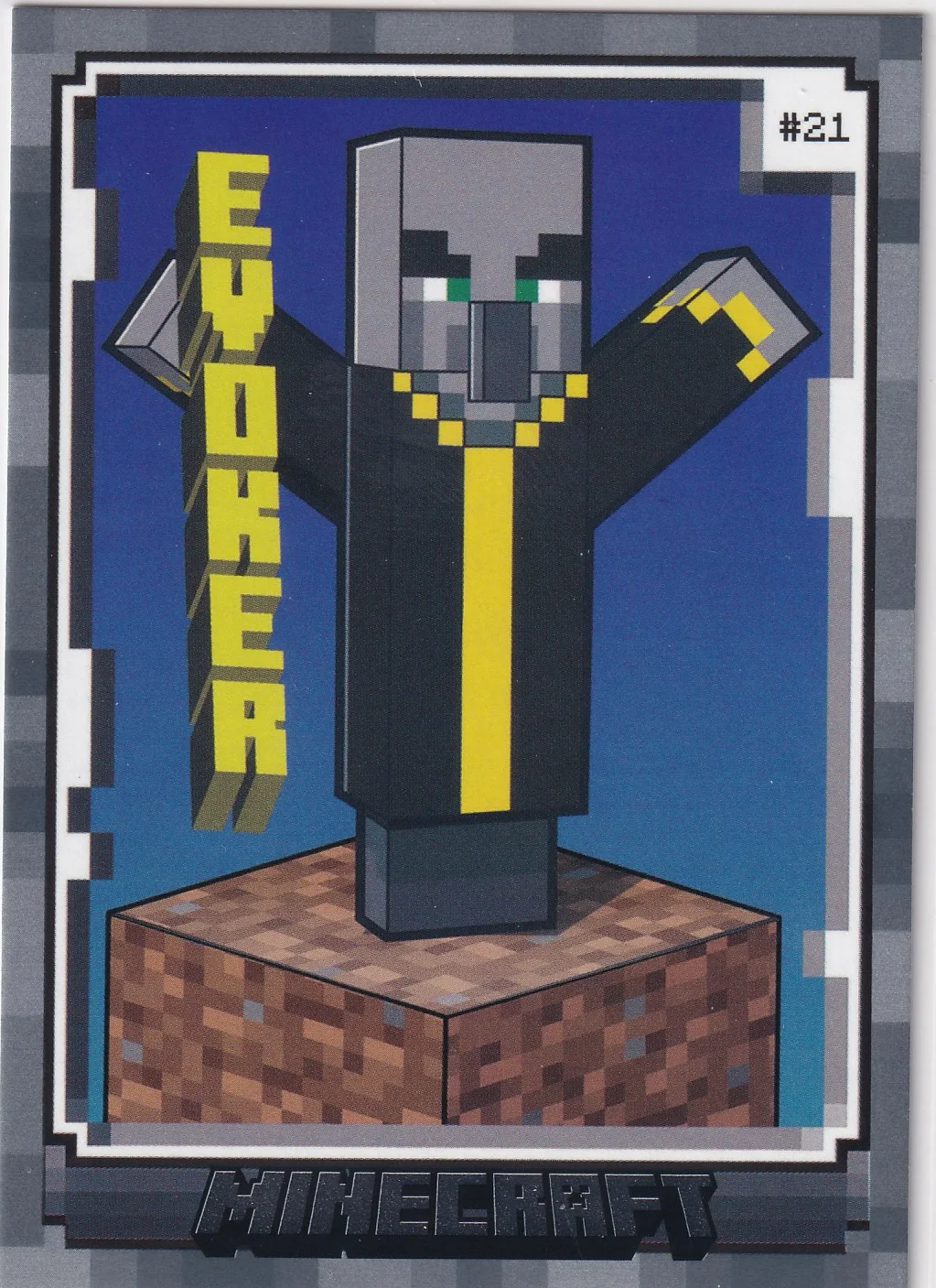 Evoker 2024 Panini Minecraft #21 trading card - Front