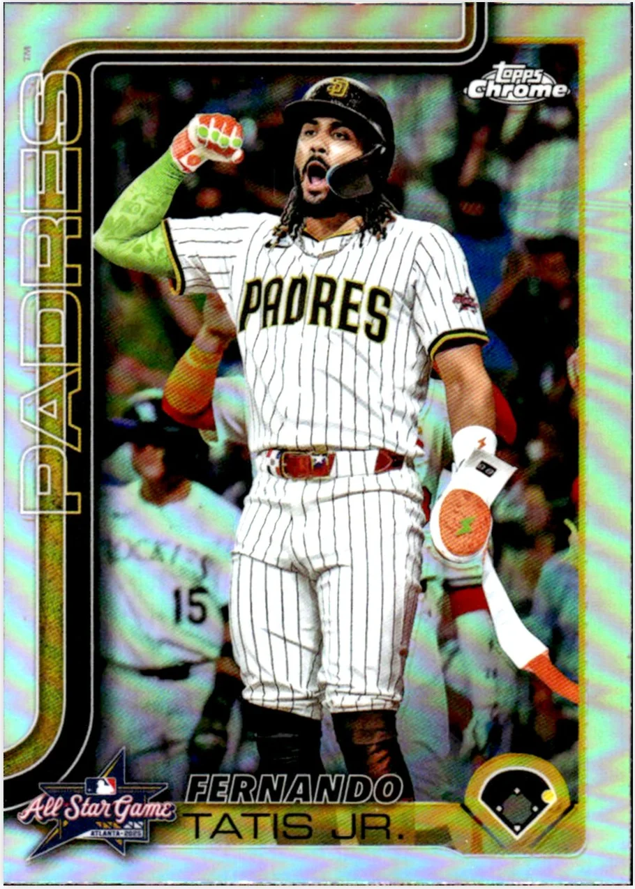 Fernando Tatis Jr. 2025 Topps Chrome Update #ASGC-38 2025 All-Star Game baseball card - Front