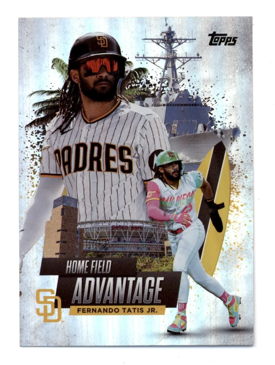 Fernando Tatis Jr. #HA-10 2025 Topps Series 1 Baseball - Celebration Series Home Field Advantage front