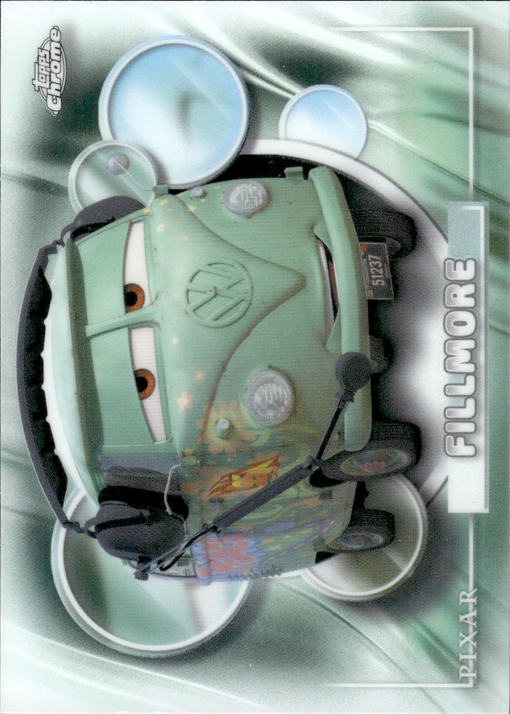 Fillmore #25 2026 Topps Chrome Pixar trading card - Front