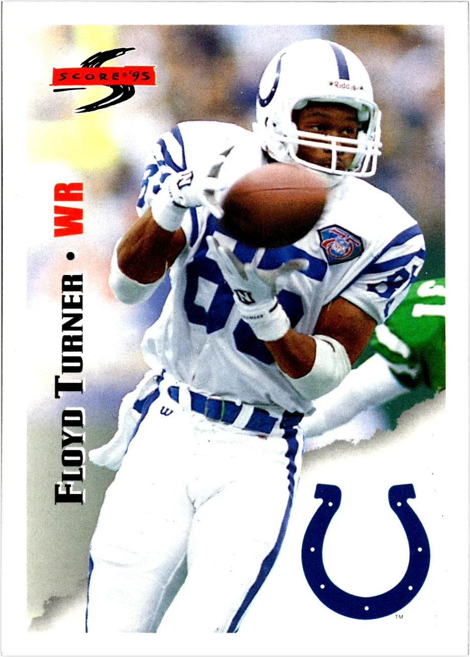 Floyd Turner 1995 Score #118 football card - Front