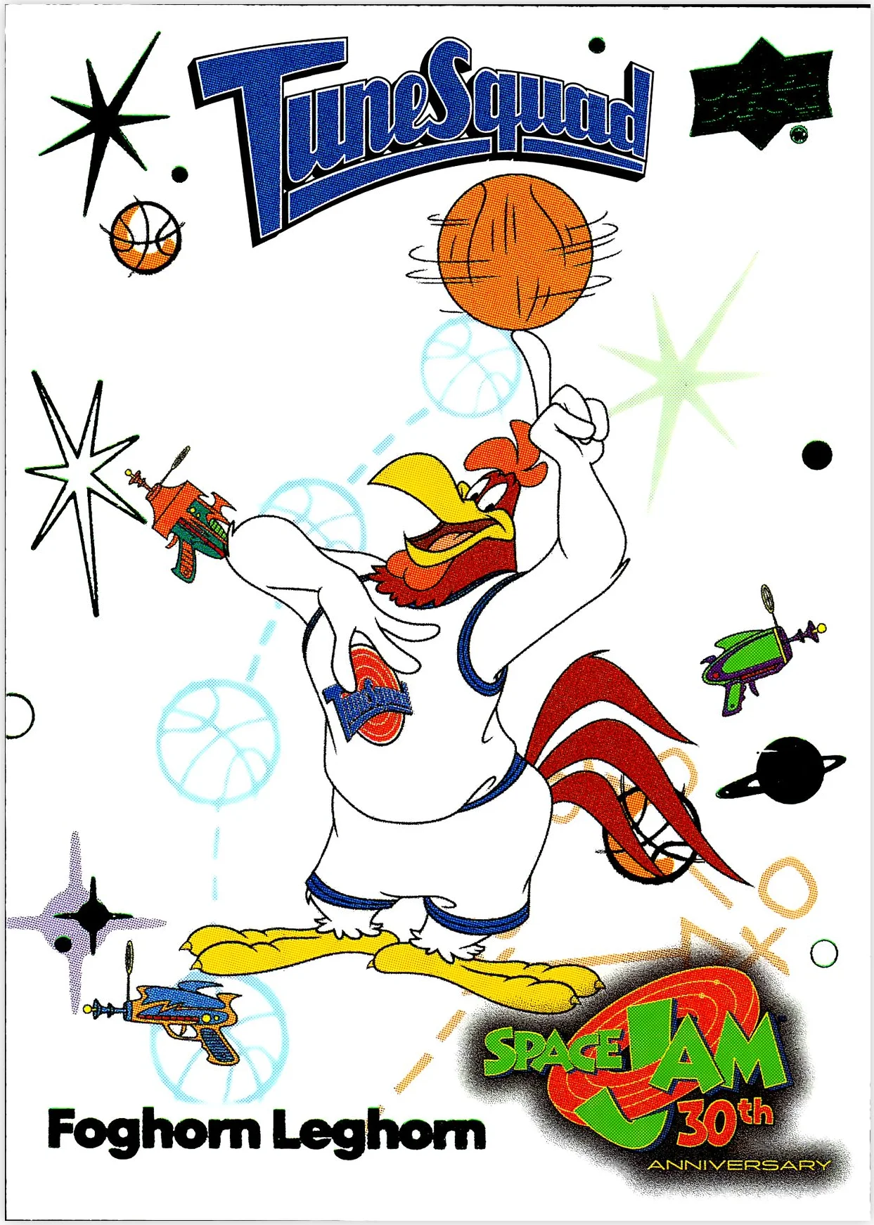 Foghorn Leghorn 2026 Space Jam 30th Anniversary #8 basketball card - Front