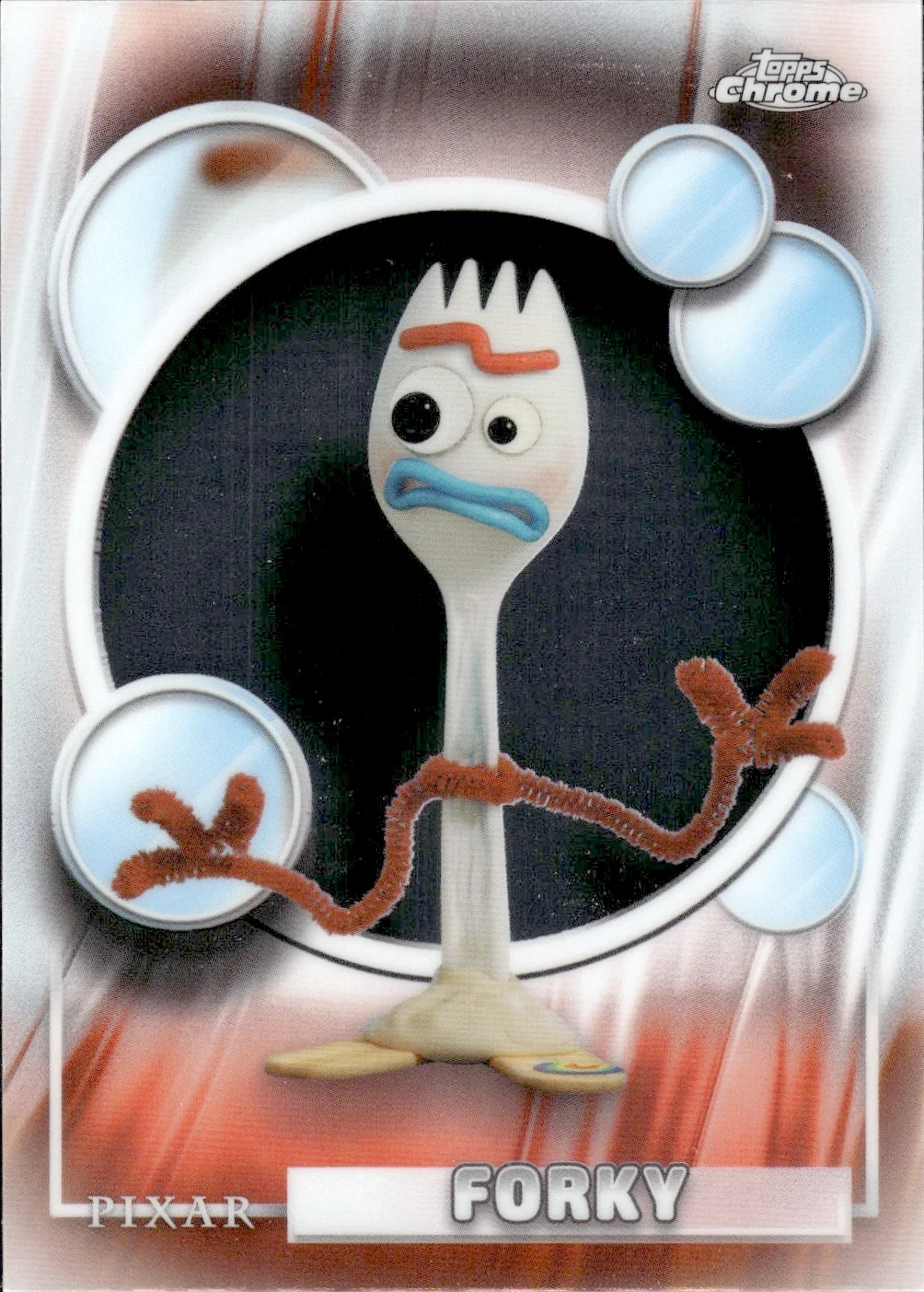 Forky #192 2026 Topps Chrome Disney trading card - Front