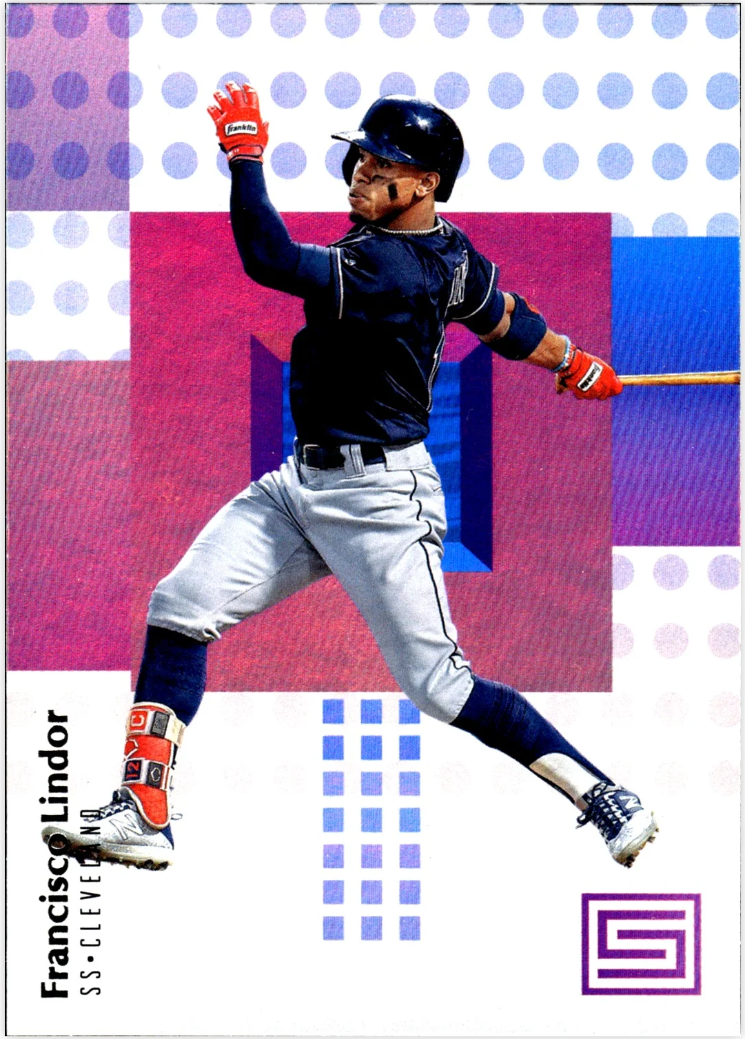 Francisco Lindor 2018 Panini Chronicles #17 Status baseball card - Front