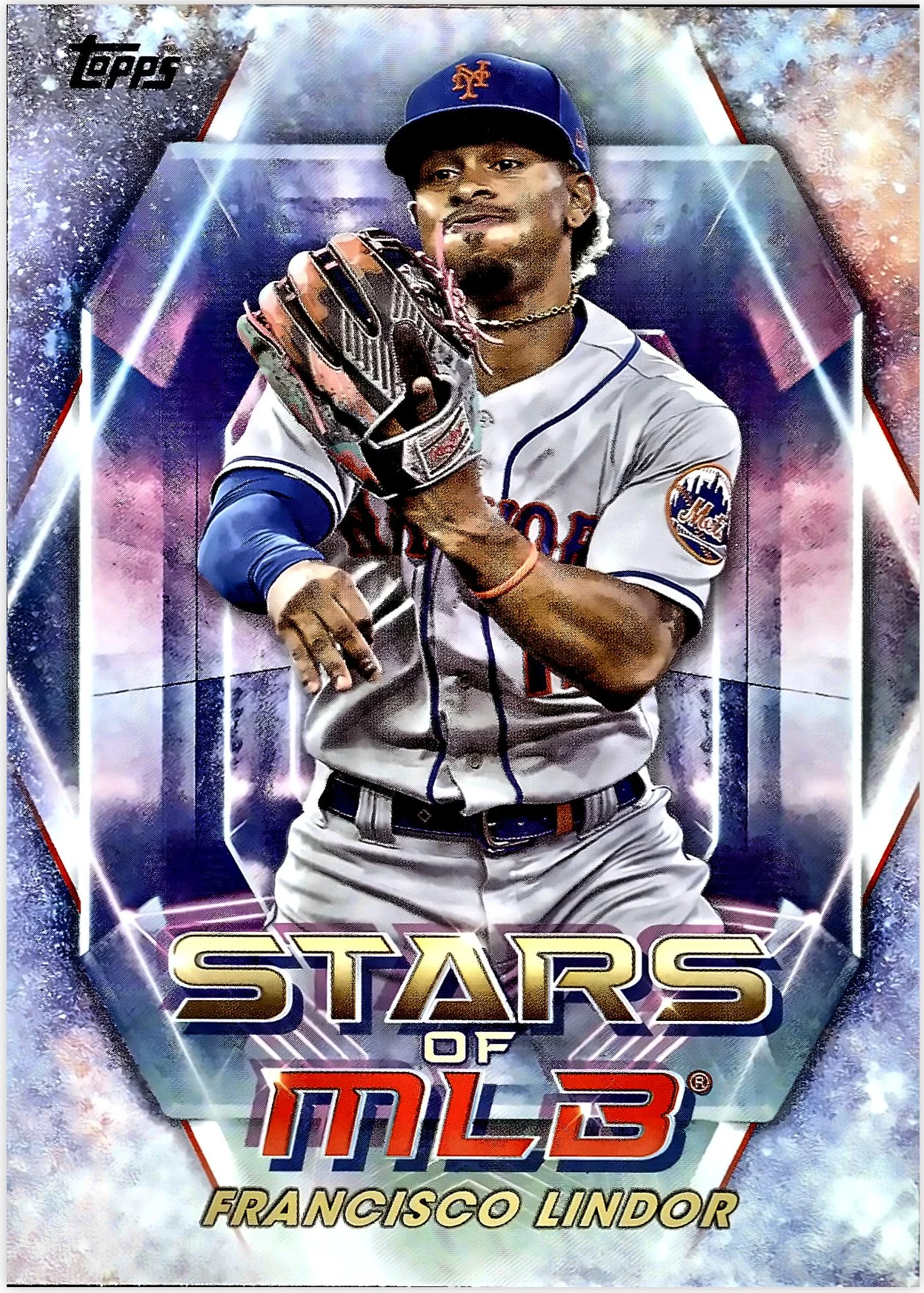 Francisco Lindor 2023 Topps #SMLB-28 Stars of MLB baseball card - Front
