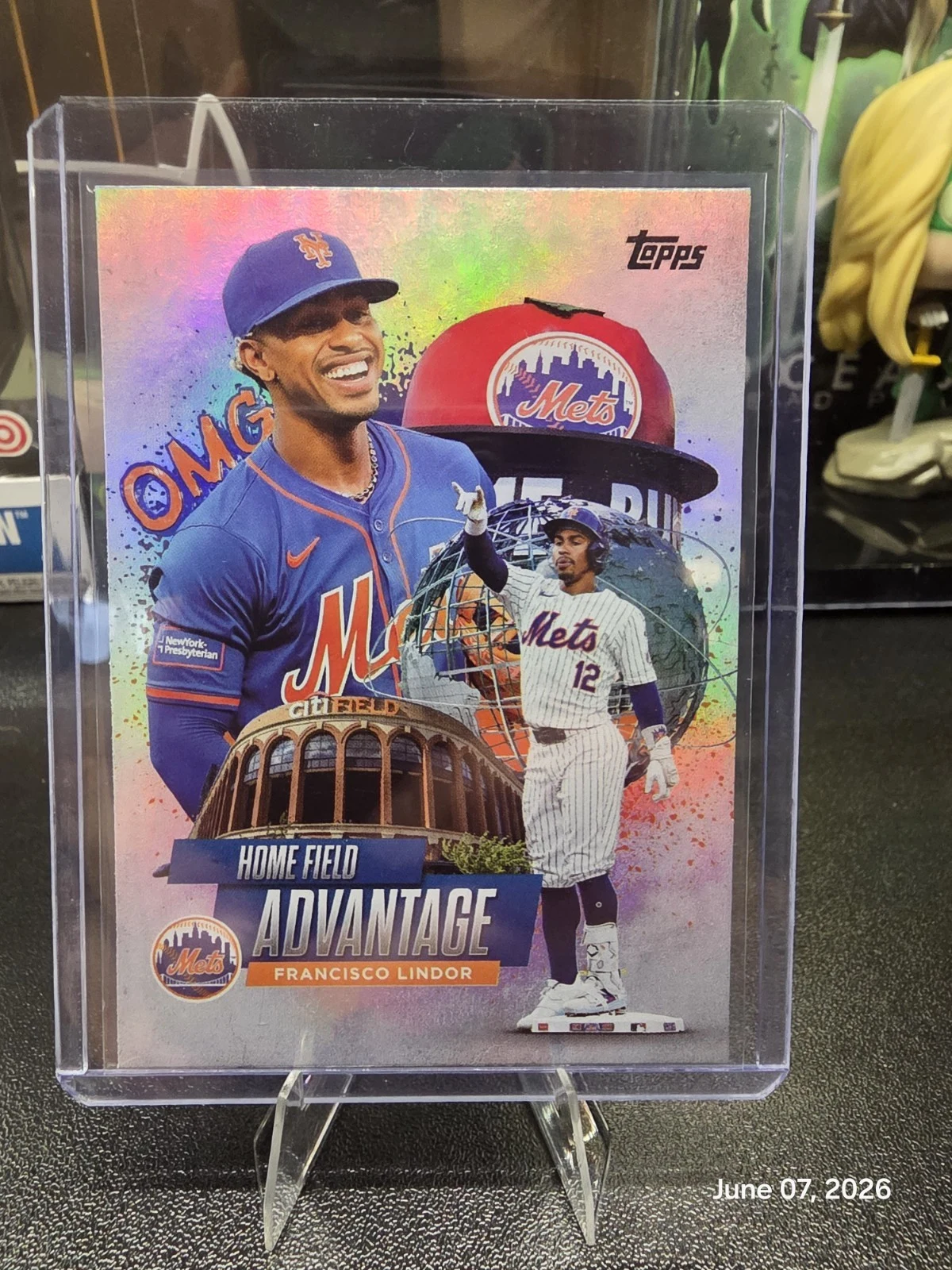 Francisco Lindor #HA-17 2025 Topps Baseball Home Field Advantage front