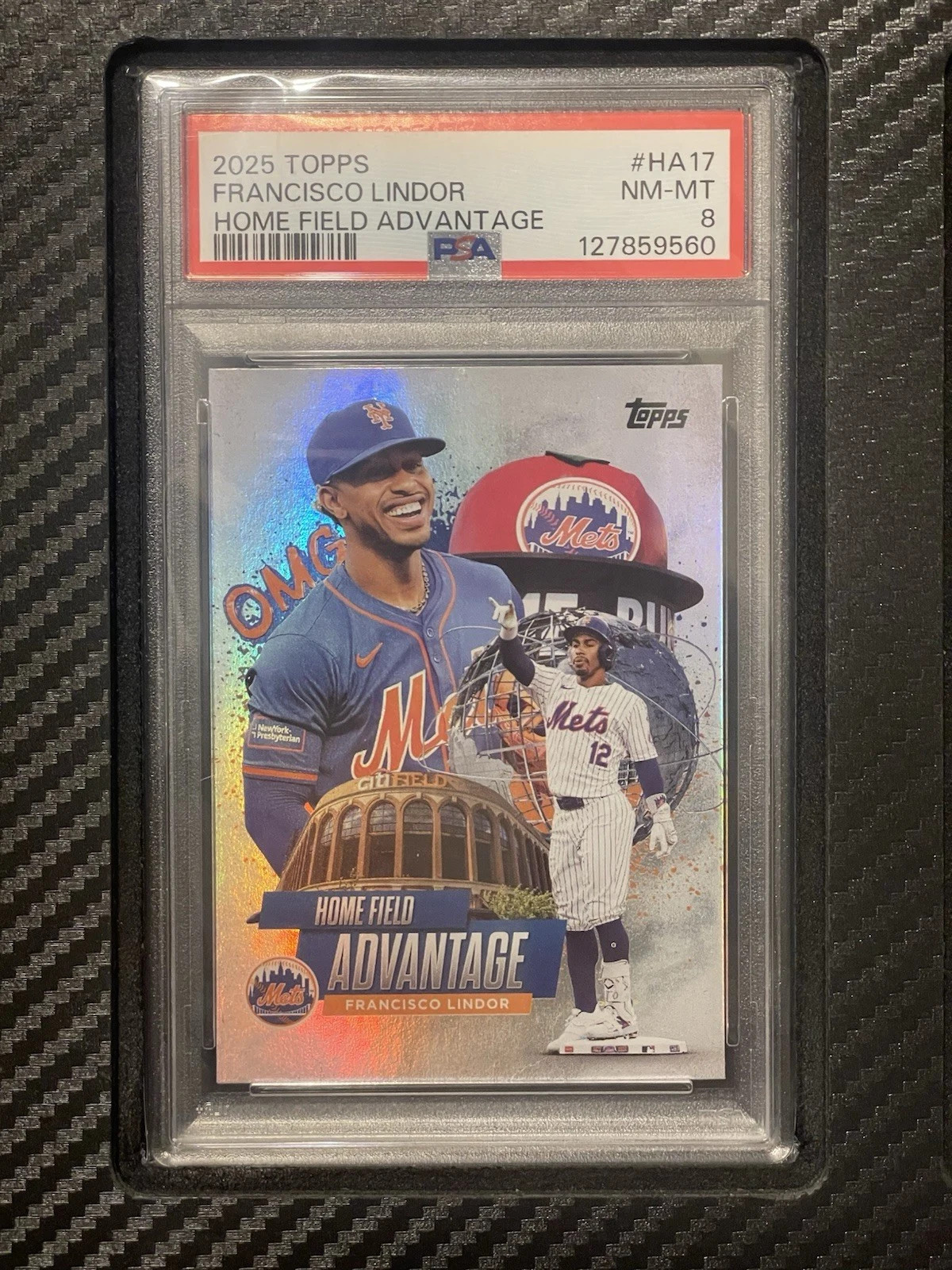 Francisco Lindor #HA-17 2025 Topps Baseball Home Field Advantage front
