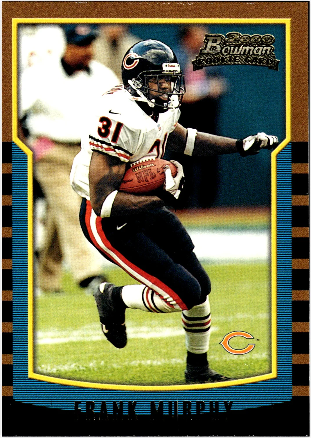 Frank Murphy Rookie Card 2000 Bowman #218 football rookie card - Front