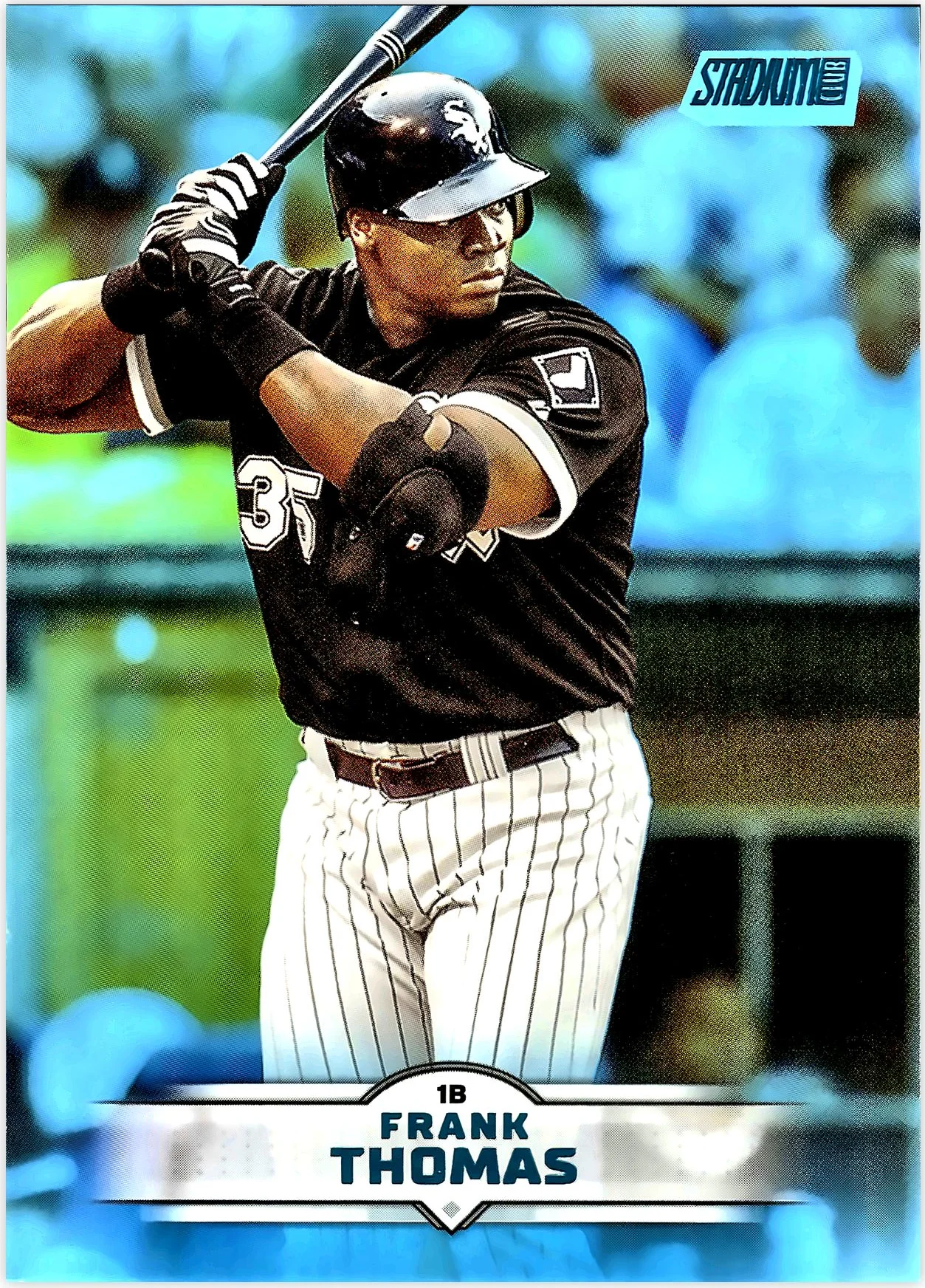 Frank Thomas 2025 Stadium Club #1 Light Blue Foil baseball card - Front