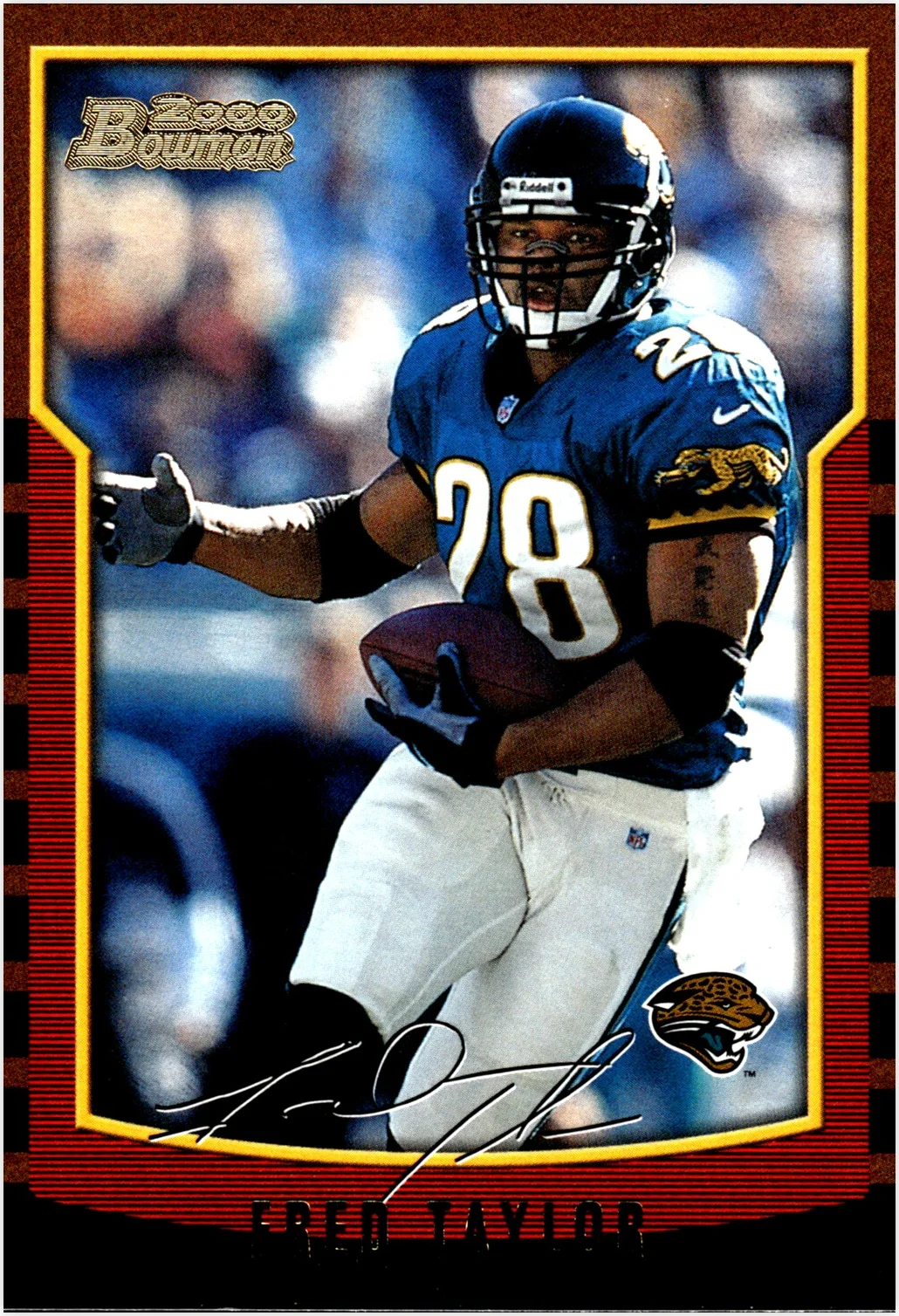 Fred Taylor 2000 Bowman #118 football card - Front