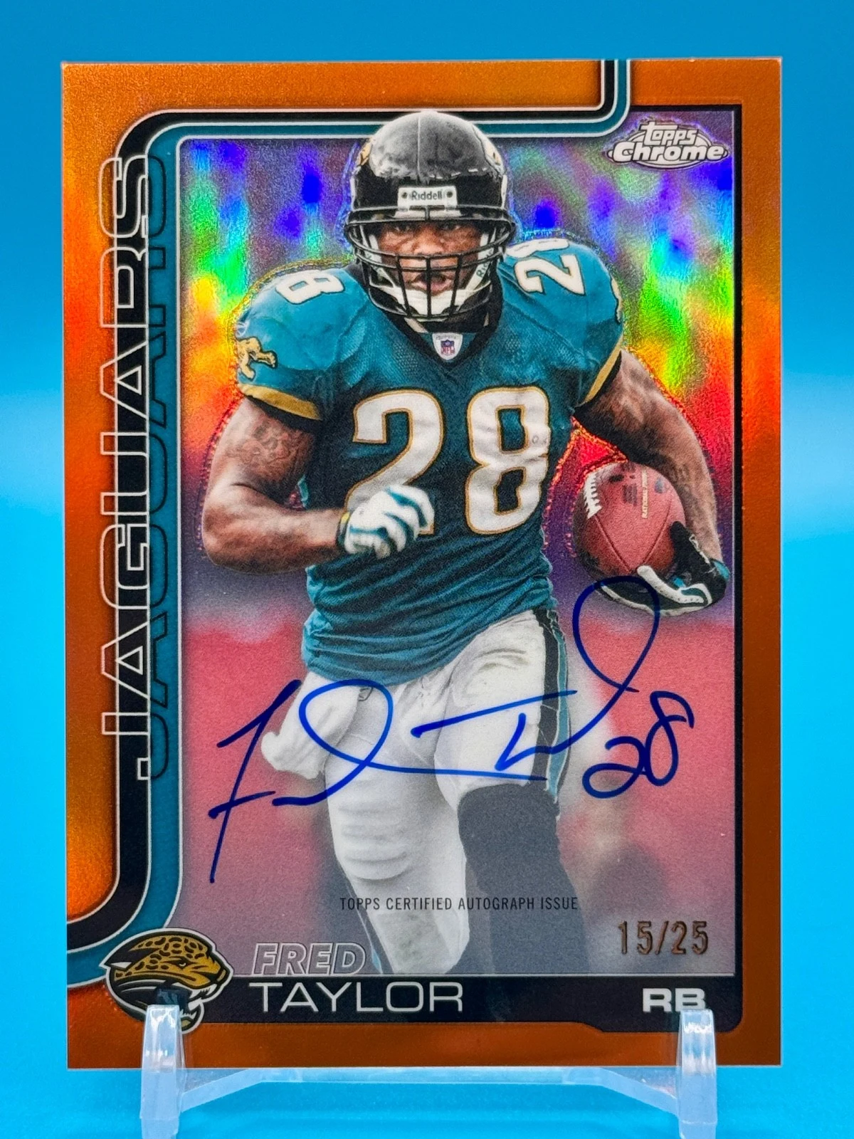 Fred Taylor 2025 Topps Chrome Football card