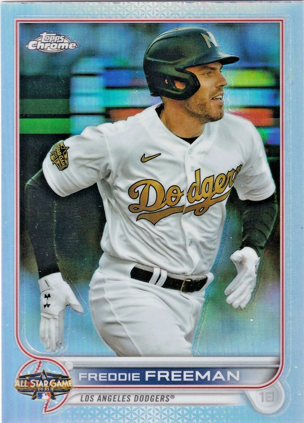 Freddie Freeman #ASGC-28 2022 Topps Chrome Update Baseball All-Star Game Refractor front