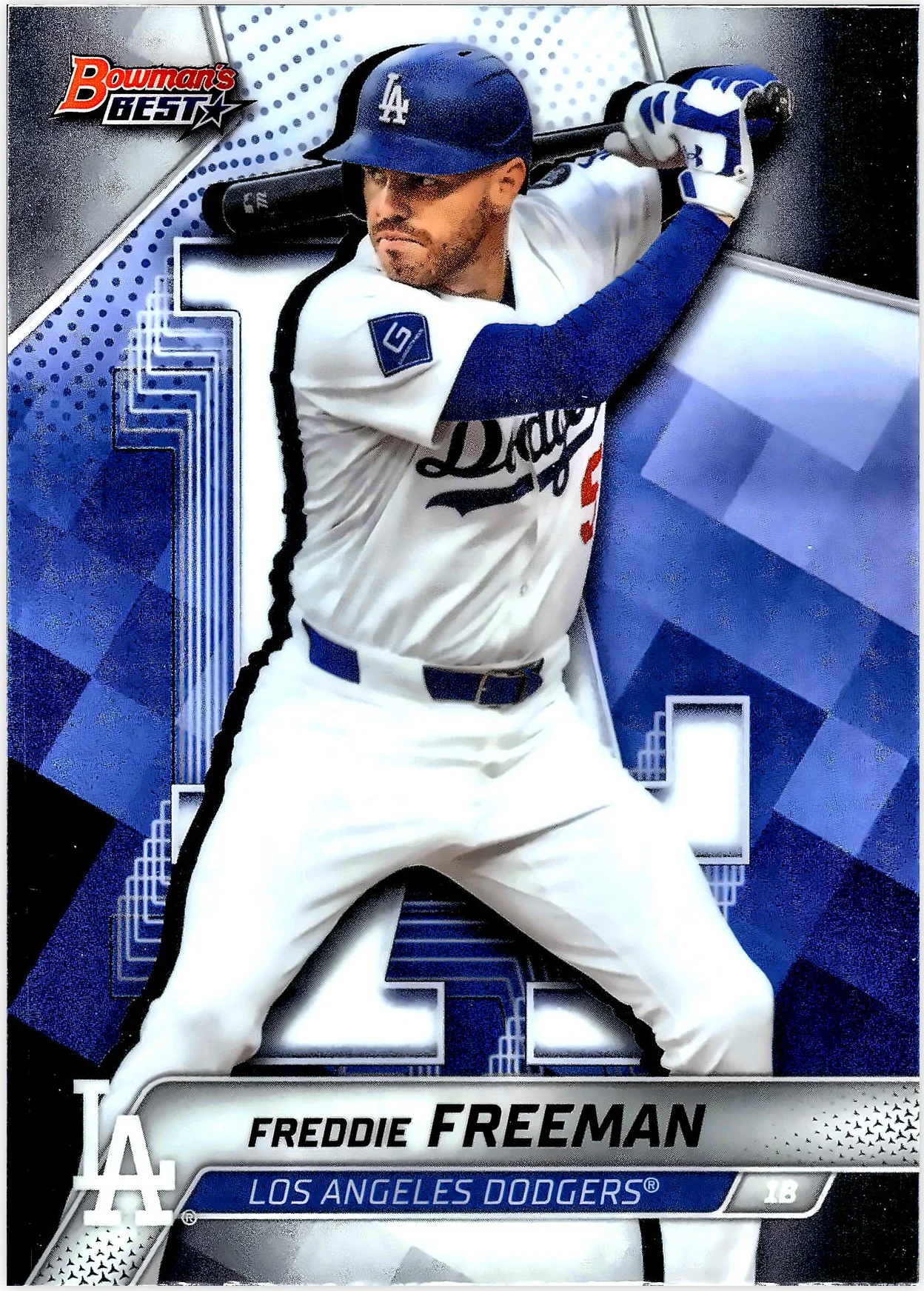 Freddie Freeman 2025 Bowman's Best #52 baseball card - Front