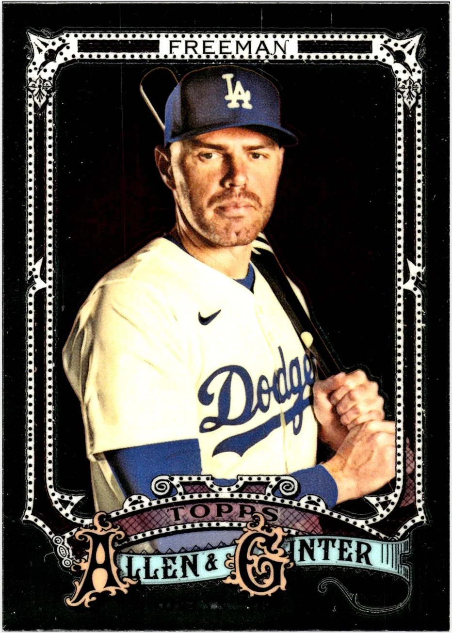 Freddie Freeman 2025 Topps Allen & Ginter #69 Chrome Refractor baseball card - Front